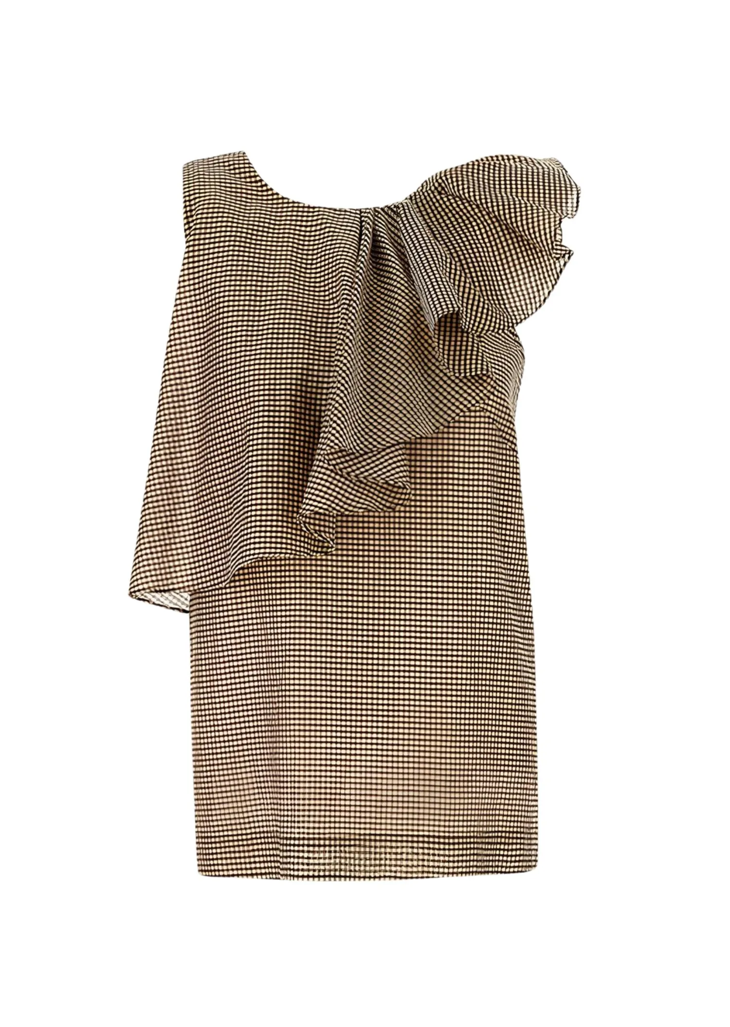 Блуза топ Regular Fit для жінок (468376), колір Коричневий - №1