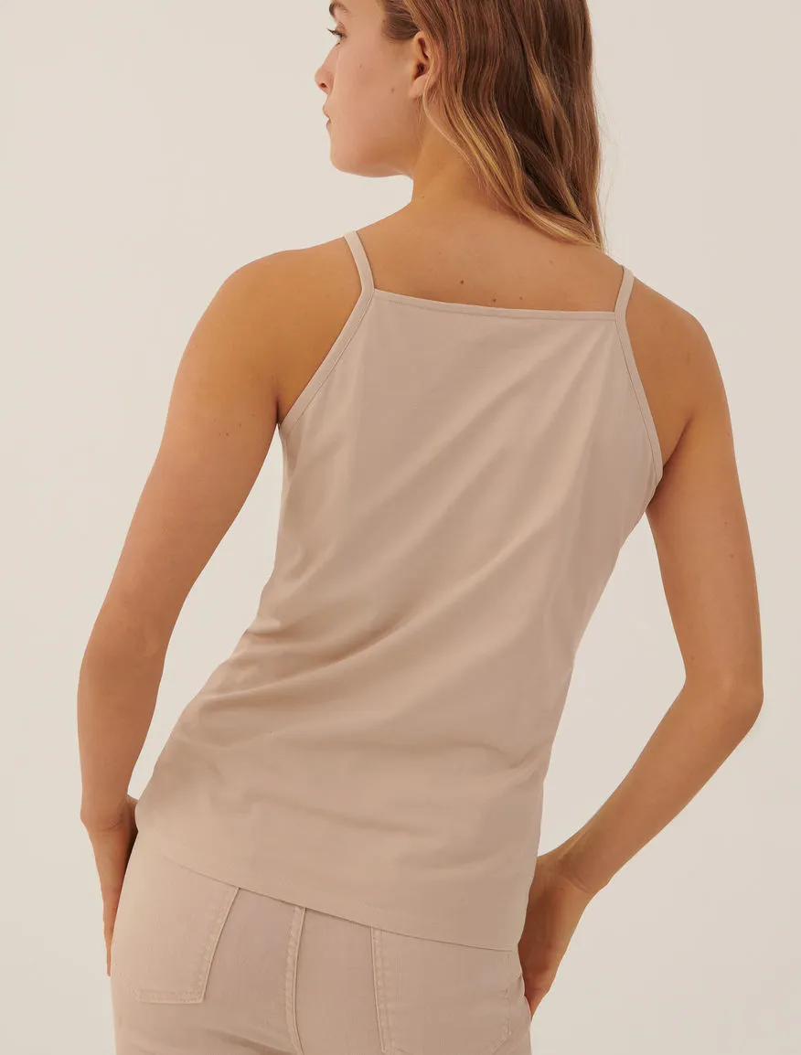 Майка Slim Fit для женщин (468387), цвет Бежевый - №4