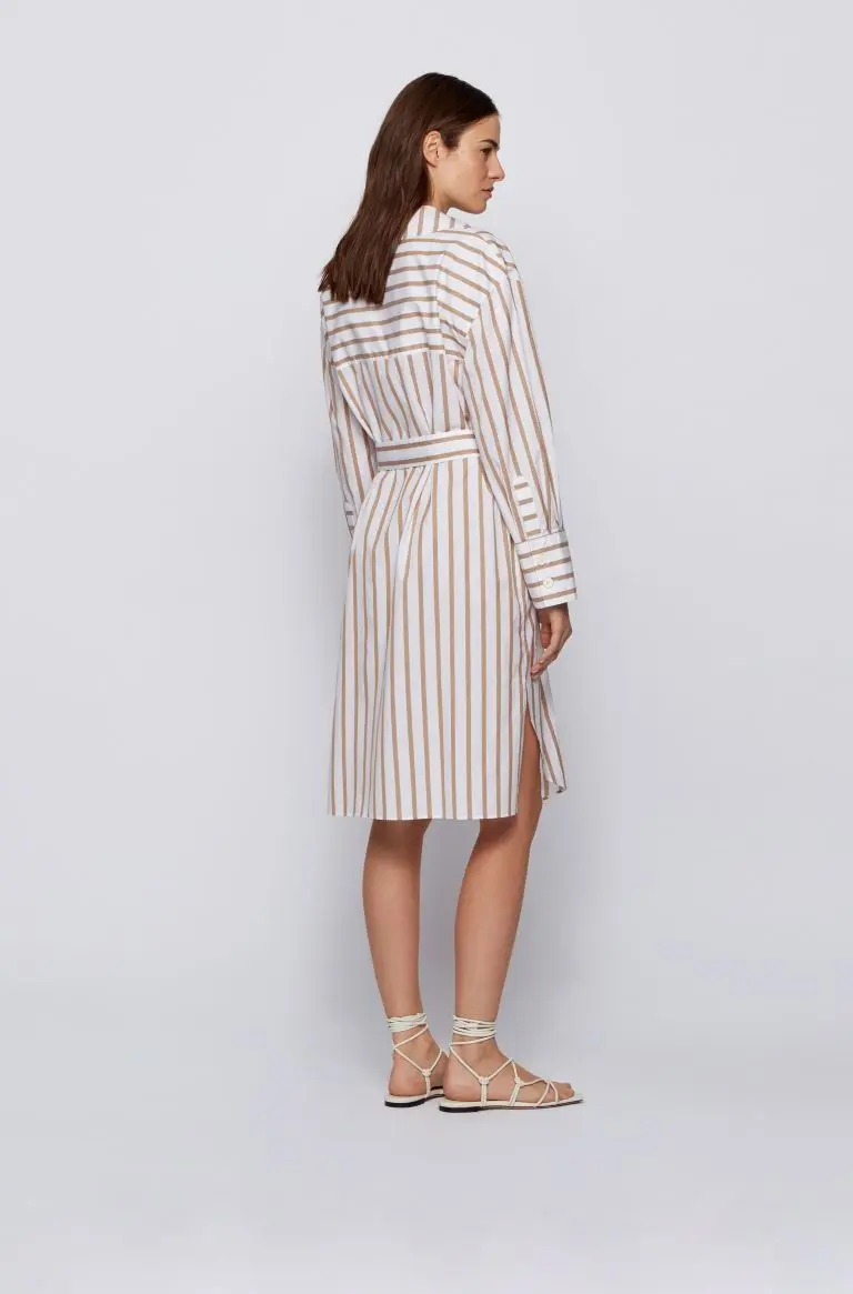 Сукні міді Relaxed Fit для жінок (468458), колір Білий - №4