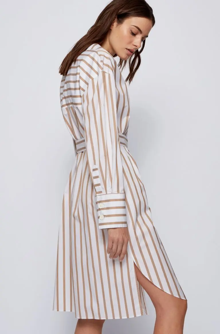 Сукні міді Relaxed Fit для жінок (468458), колір Білий - №5