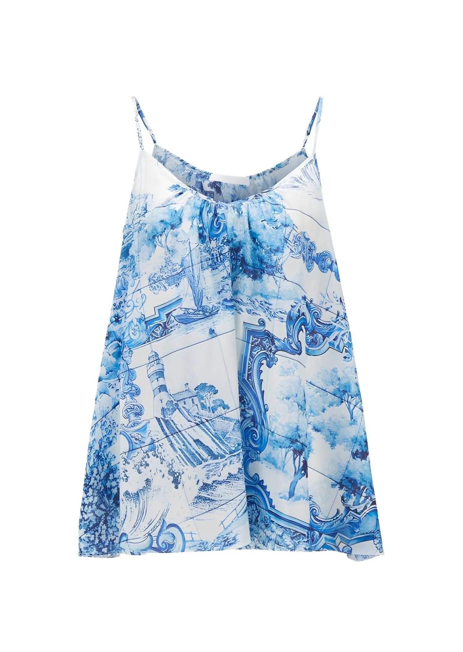 Блуза топ Relaxed Fit