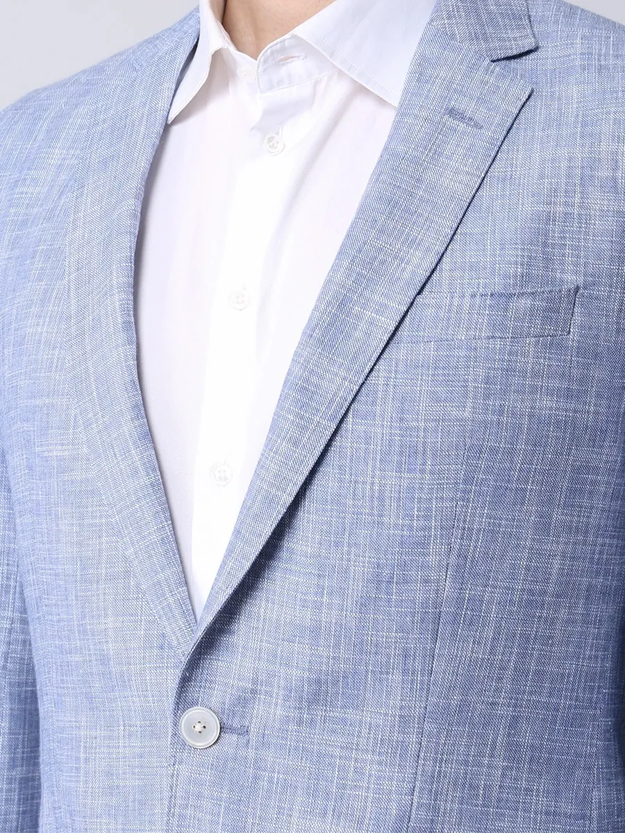 Піджак кежуал Slim Fit для чоловіків (468578), колір Синій - №4