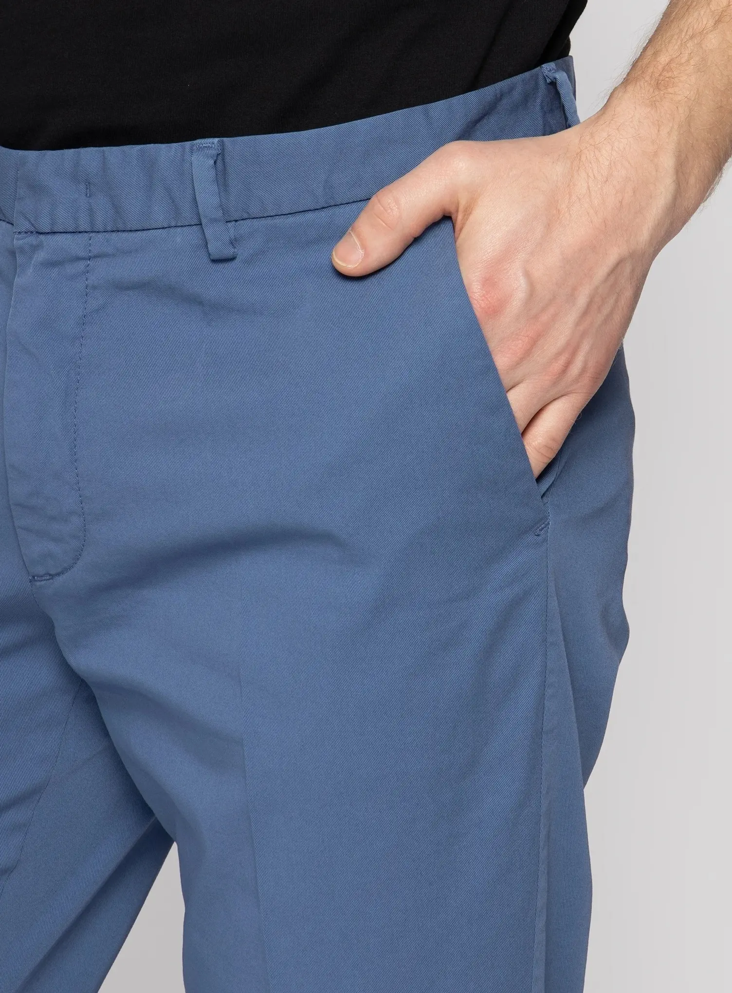 Брюки повсякденні Slim Fit Низька для чоловіків (468580), колір Синій - №4