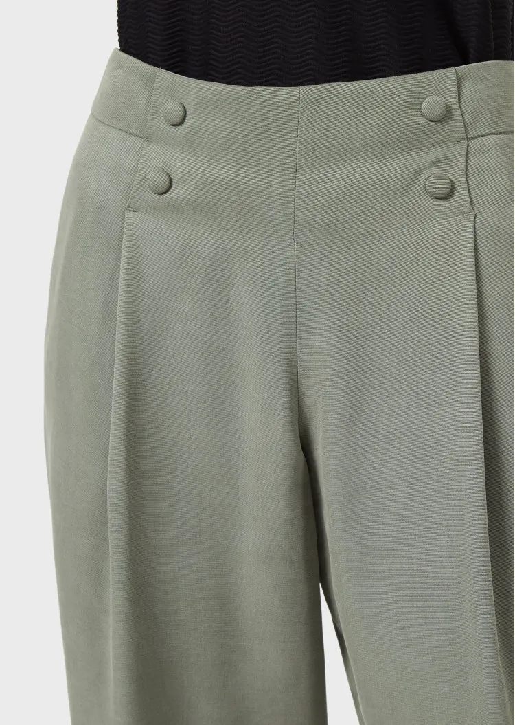 Брюки fashion Regular Fit Висока для жінок (469114), колір Зелений - №6