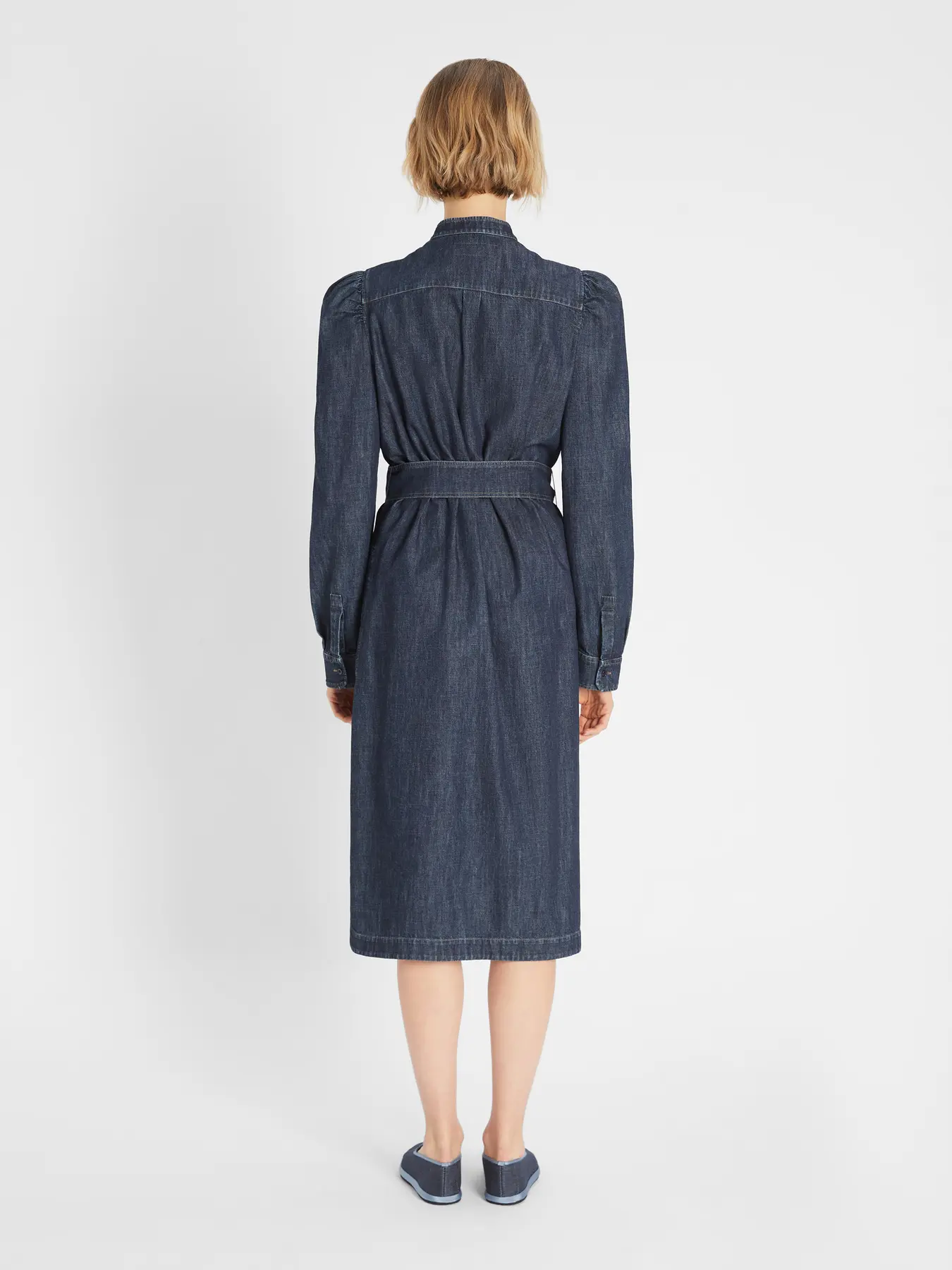 Сукні міді Regular Fit для жінок (469349), колір Синій - №4