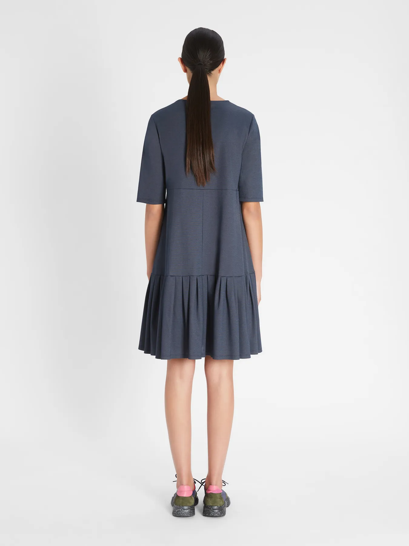 Сукні міді Regular Fit для жінок (469379), колір Синій - №4