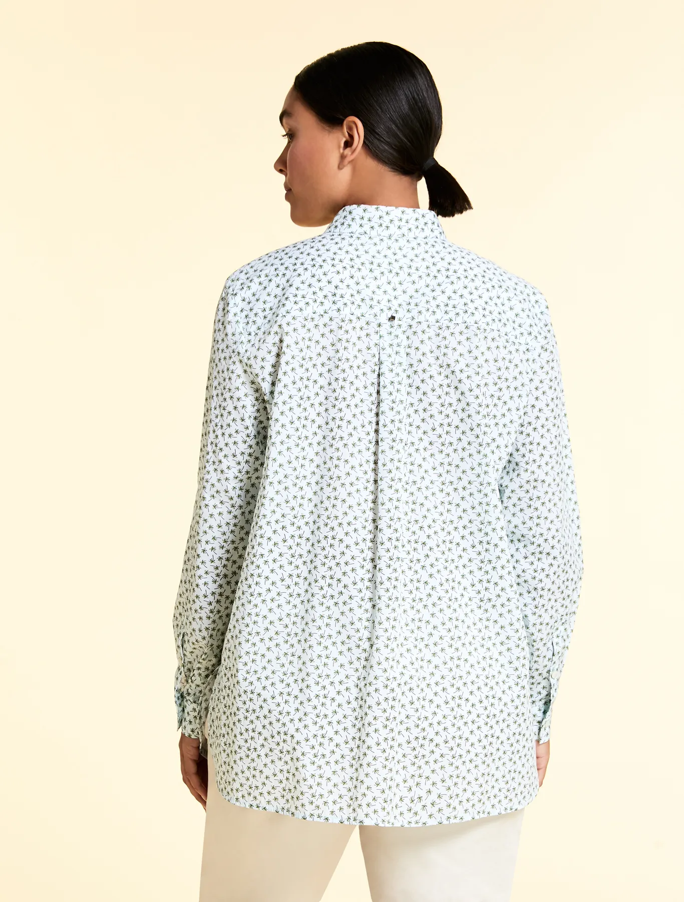 Рубашка с длинным рукавом Regular Fit для женщин (469500), цвет Зеленый - №4