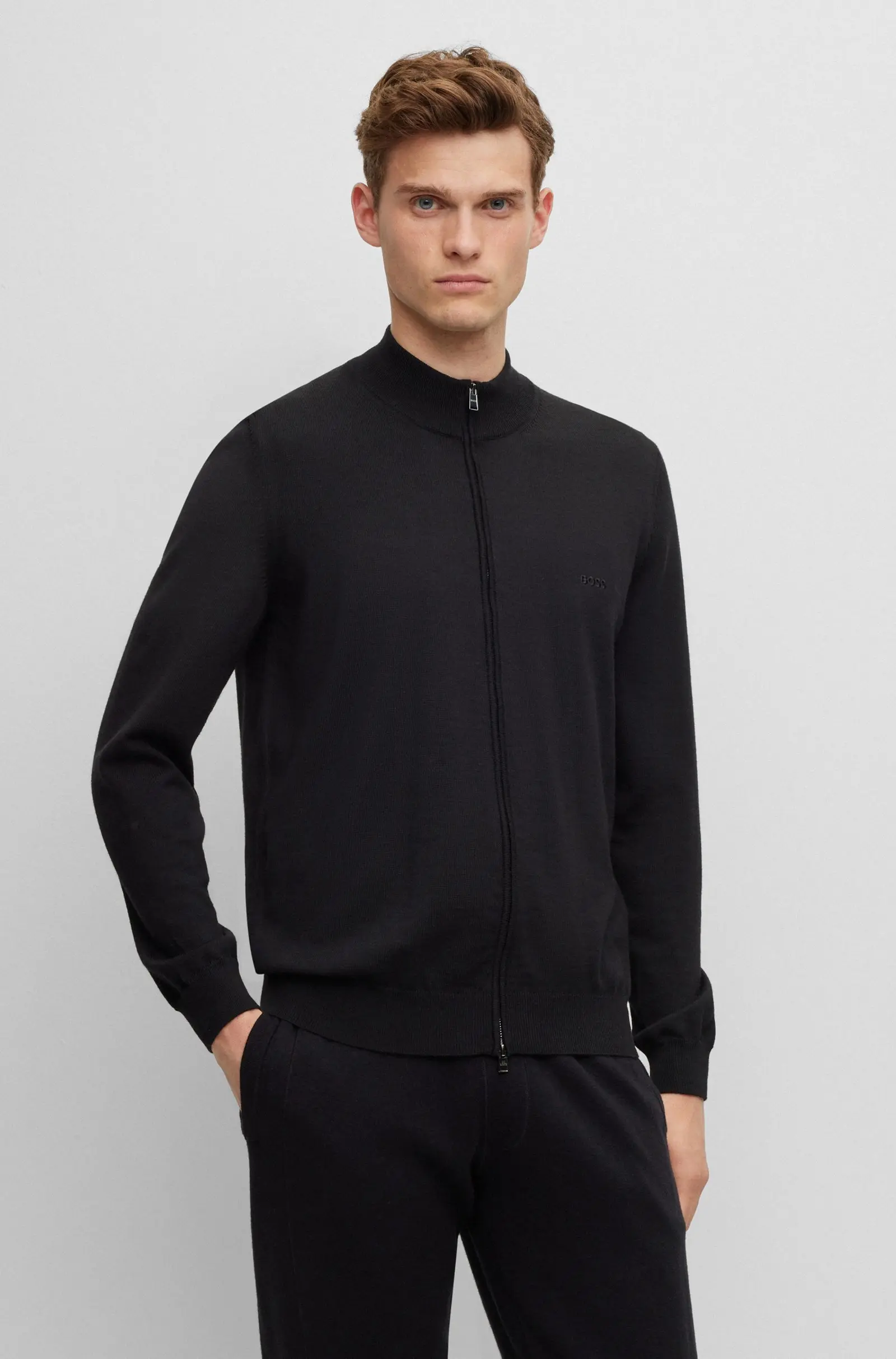 Кофта Regular Fit для чоловіків (473843), колір Чорний - №2