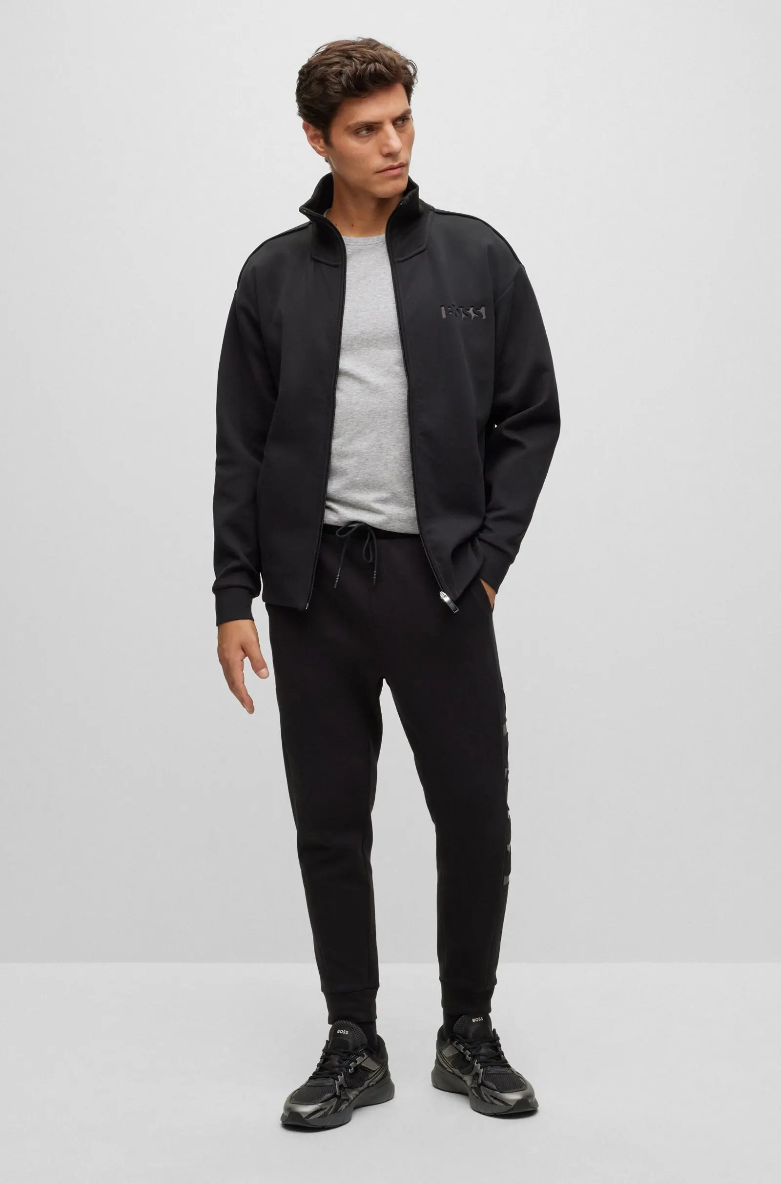 Спортивна кофта Relaxed Fit для чоловіків (473881), колір Чорний - №3