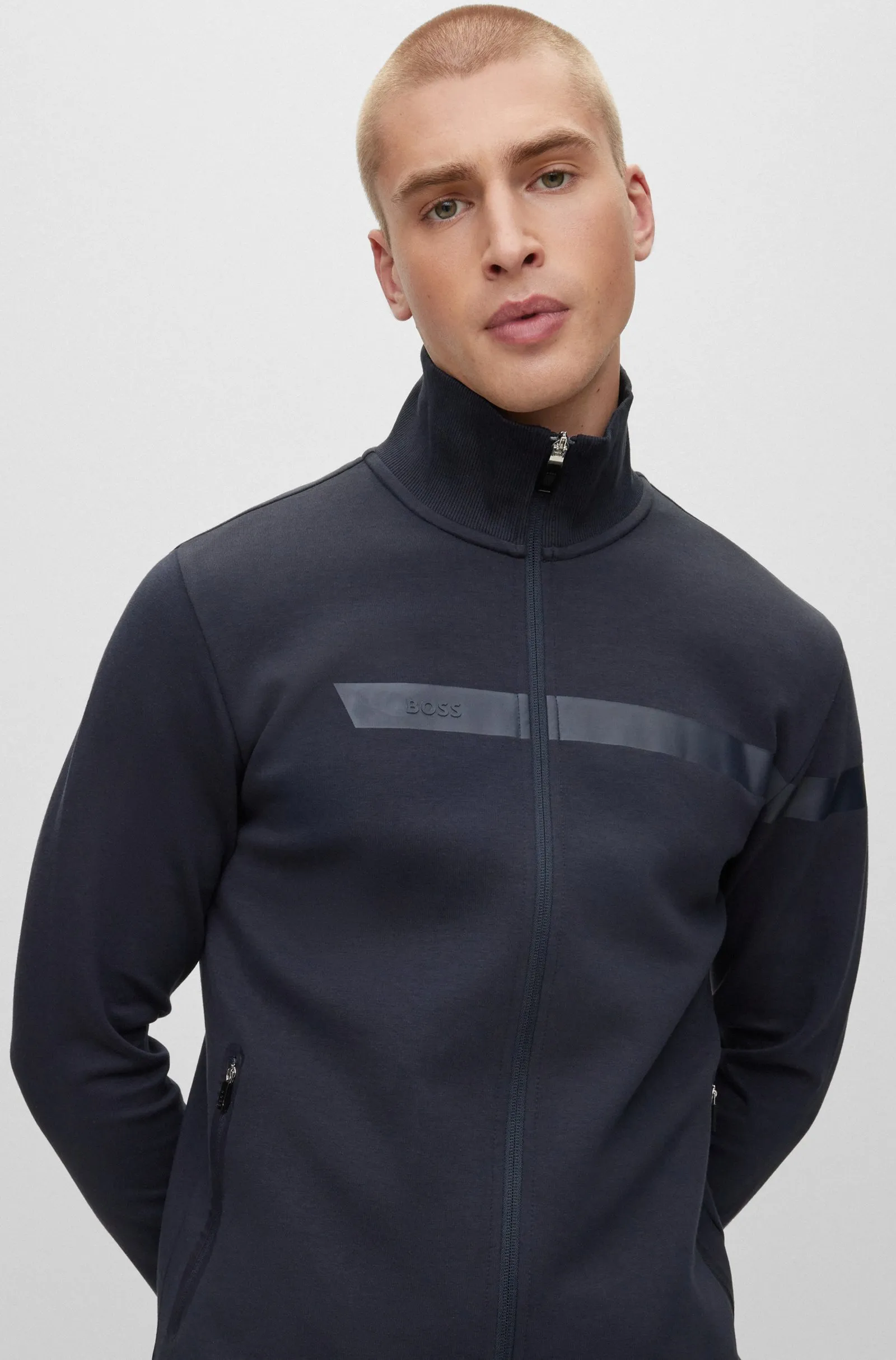 Спортивная кофта Regular Fit для мужчин (473900), цвет Синий - №5