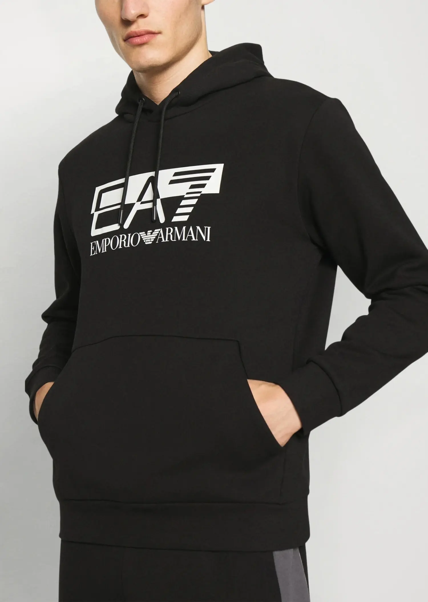 Худи Relaxed Fit для мужчин (474103), цвет Черный - №6