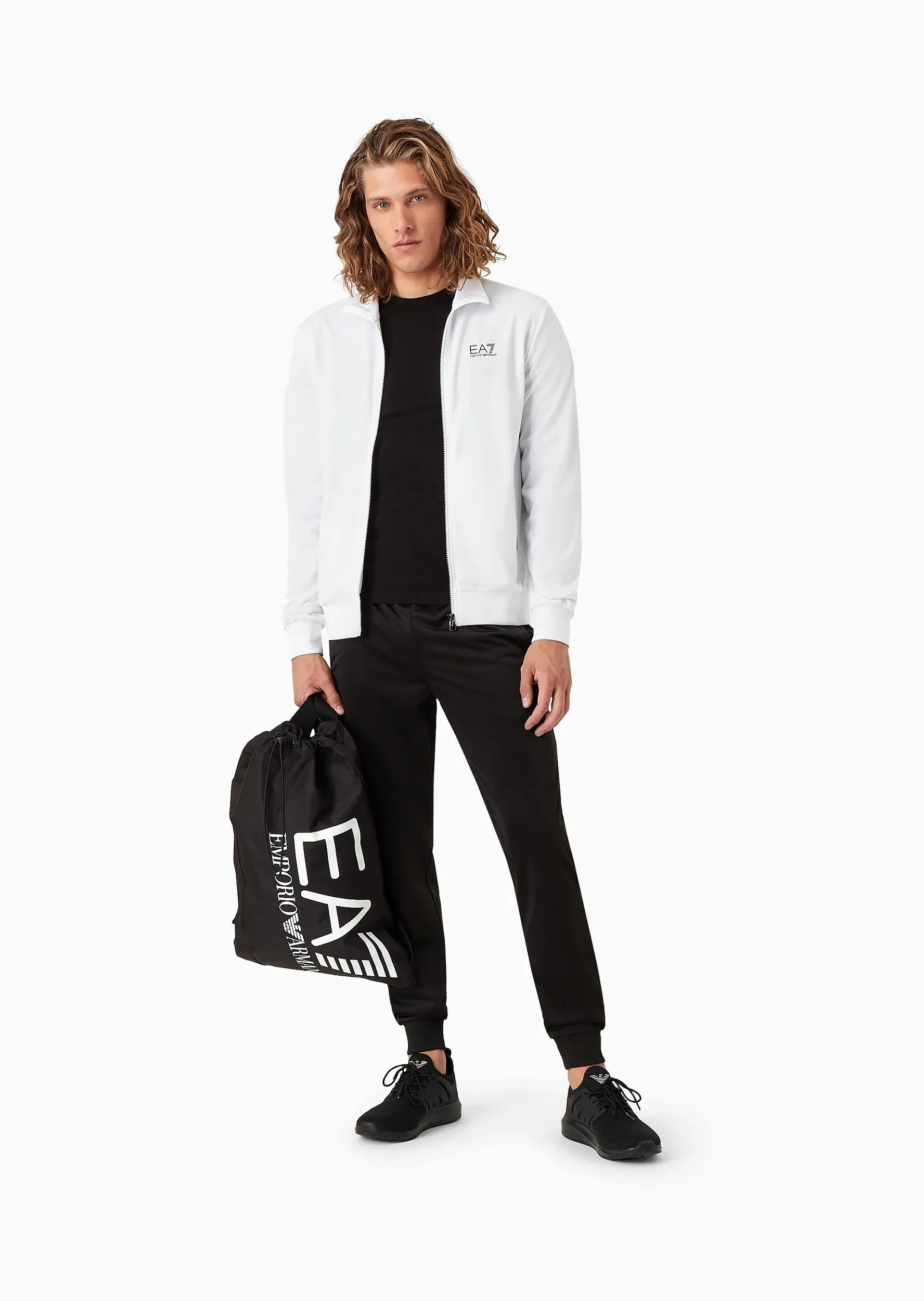 Футболка с длинным рукавом Slim Fit для мужчин (474119), цвет Черный - №3