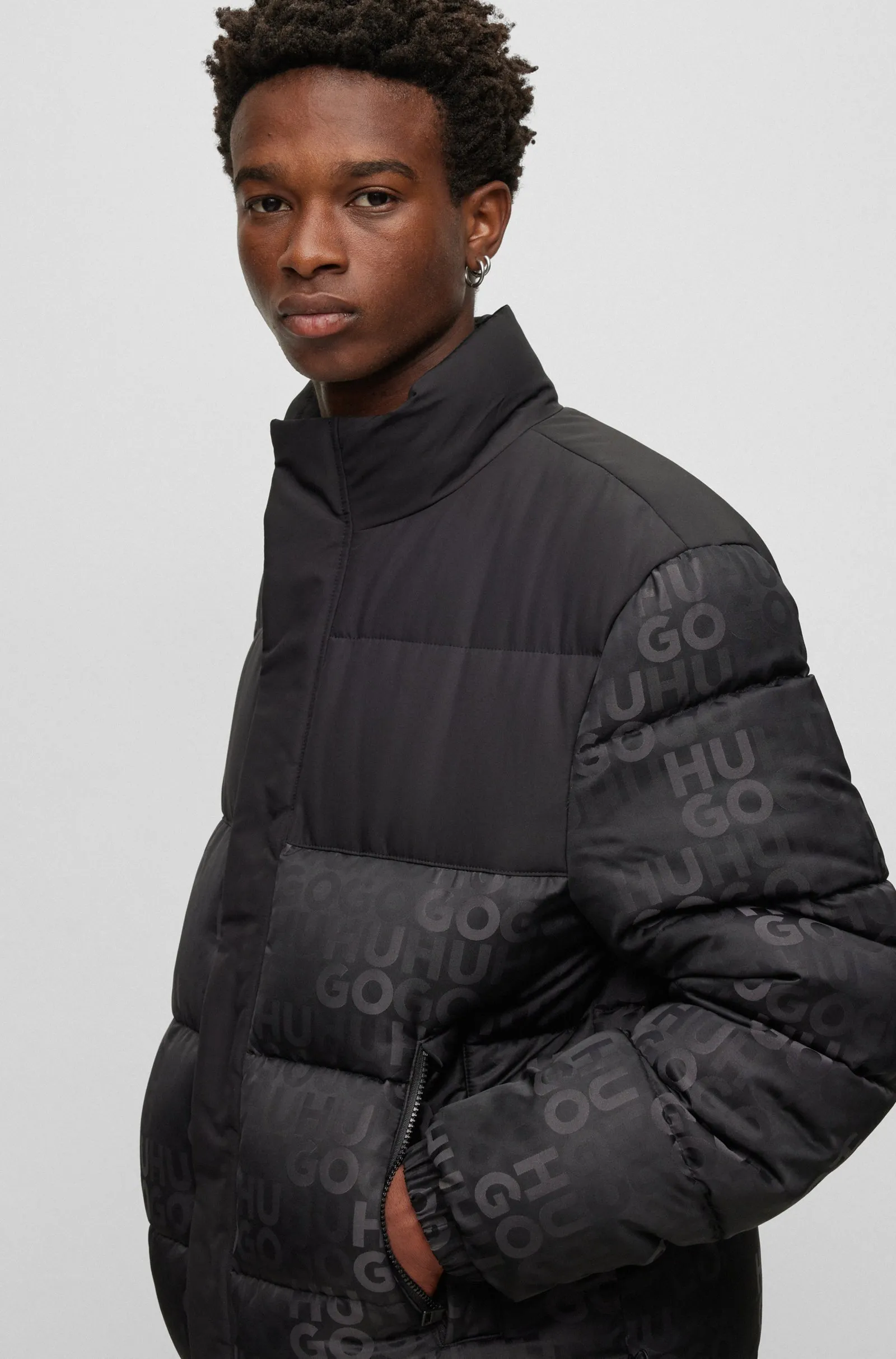 Куртка зимова Regular Fit для чоловіків (474248), колір Чорний - №5