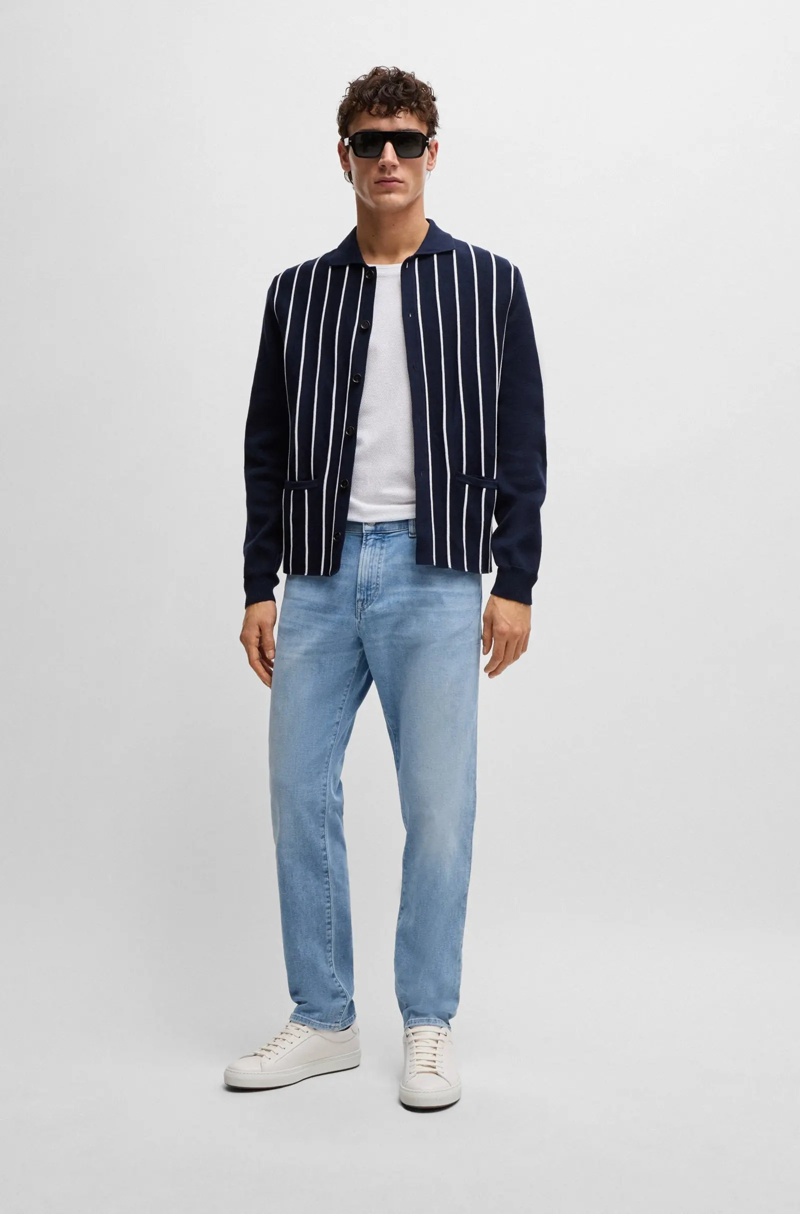 Джинси Regular Regular Fit Висока для чоловіків (475131), колір Синій - №2