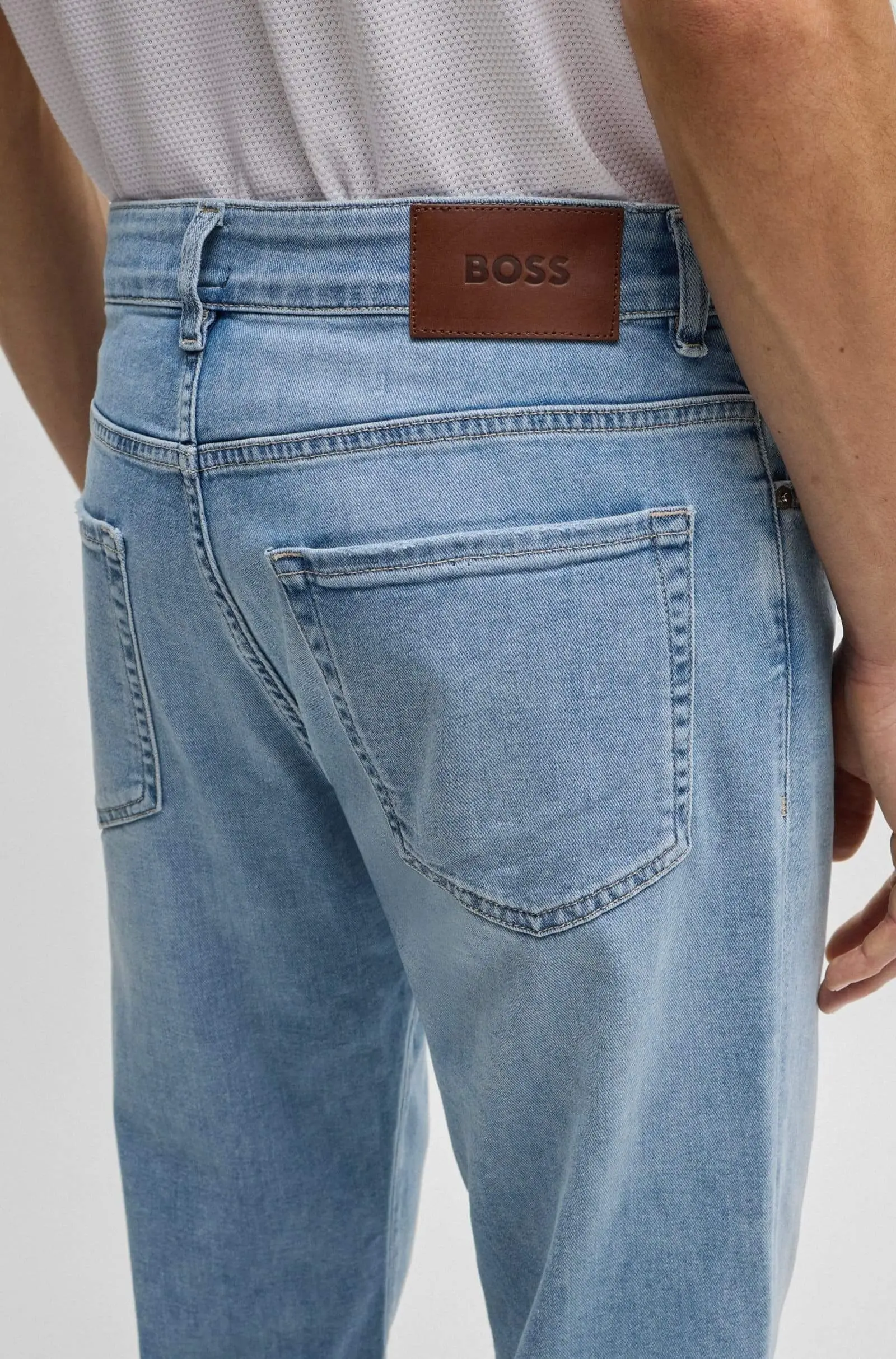 Джинси Regular Regular Fit Висока для чоловіків (475131), колір Синій - №5
