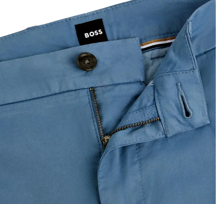 Брюки повседневные Slim Fit Средняя для мужчин (475156), цвет Синий - №2