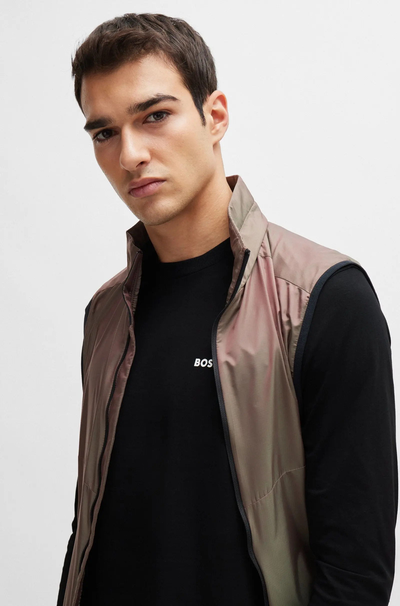 Футболка с длинным рукавом Regular Fit для мужчин (475208), цвет Черный - №5
