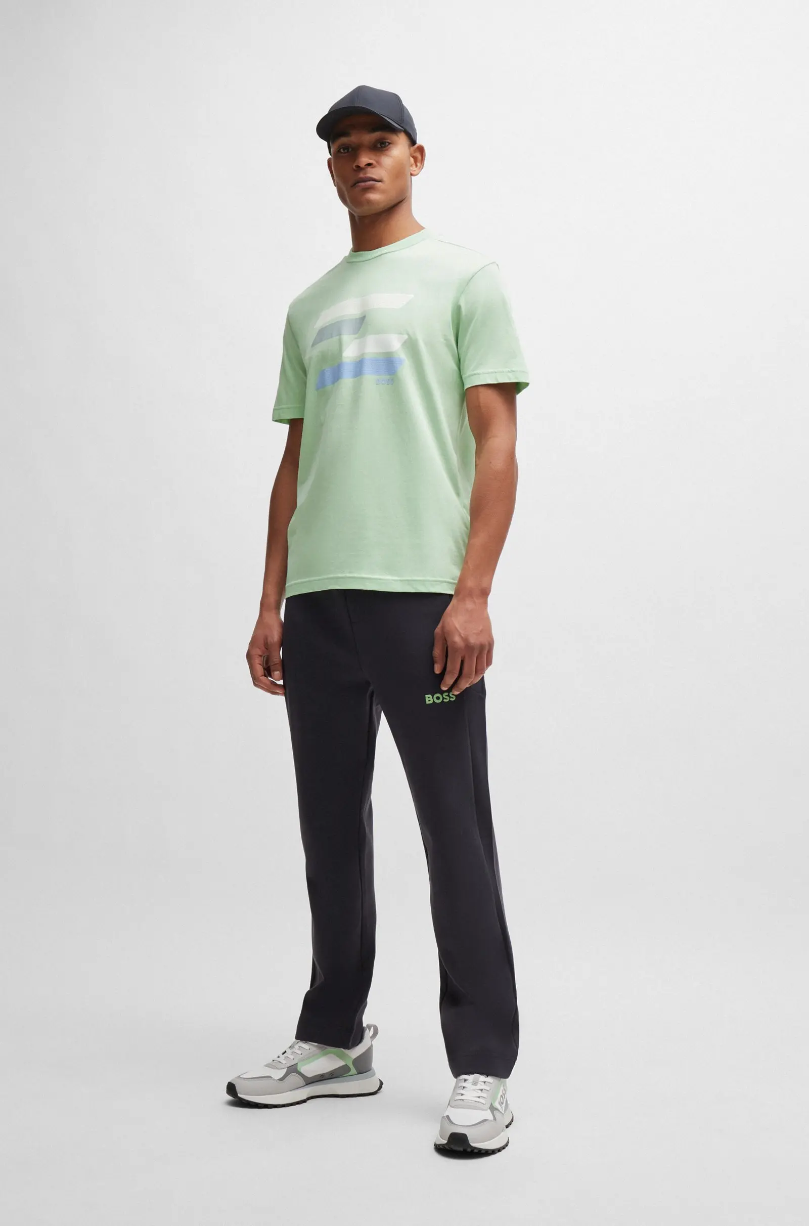 Футболка Regular Fit для чоловіків (475237), колір Зелений - №3
