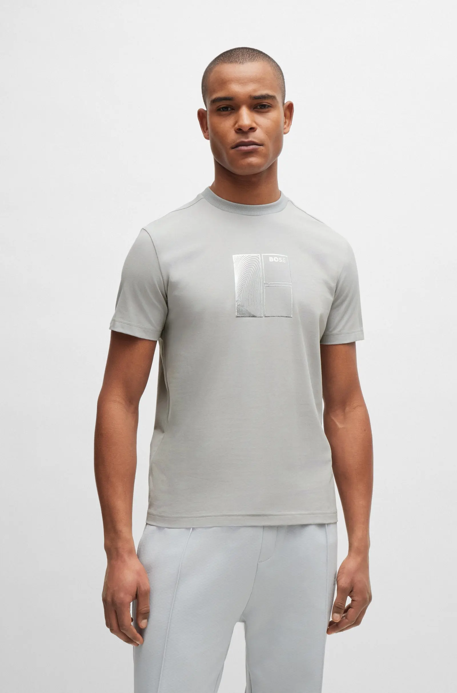 Футболка Regular Fit для мужчин (475238), цвет Серый - №3