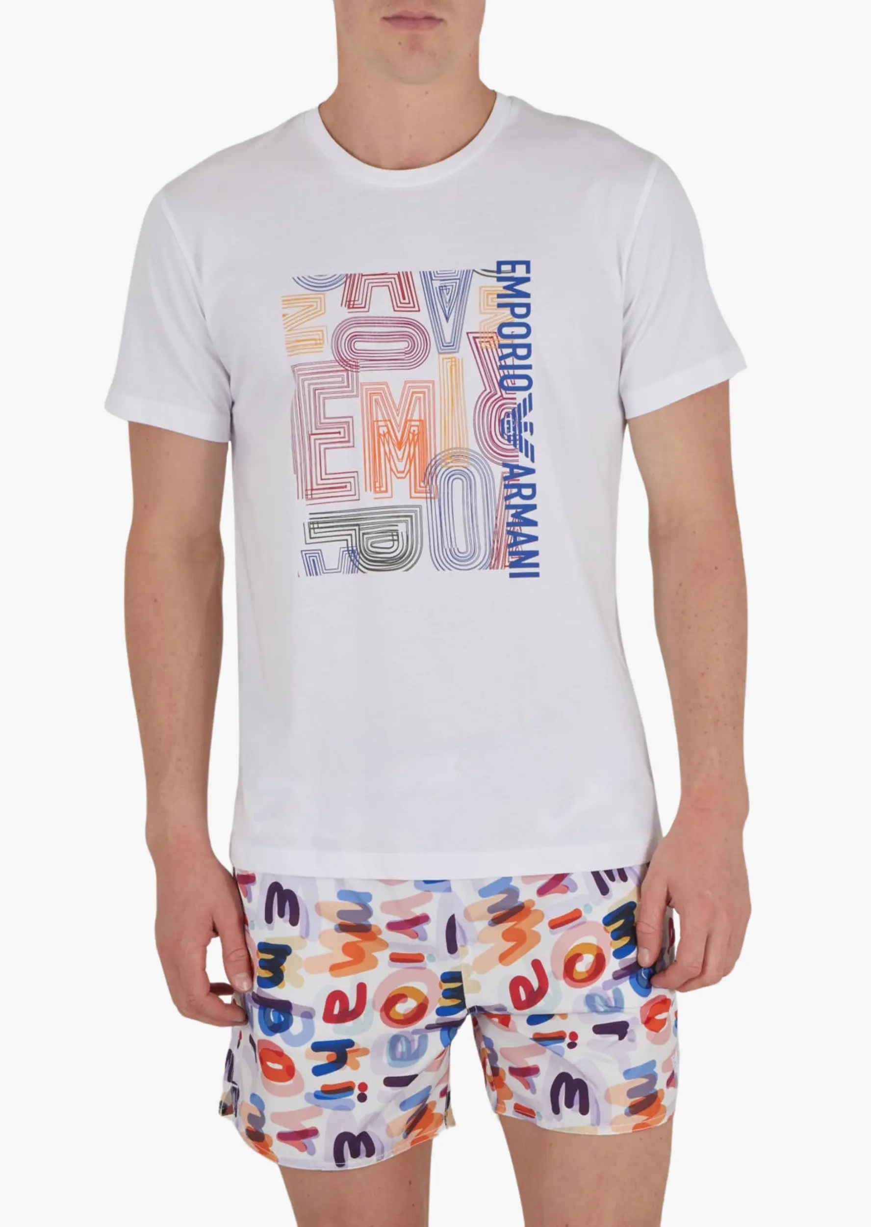 Футболка пляжна Regular Fit для чоловіків (475292), колір Білий - №2