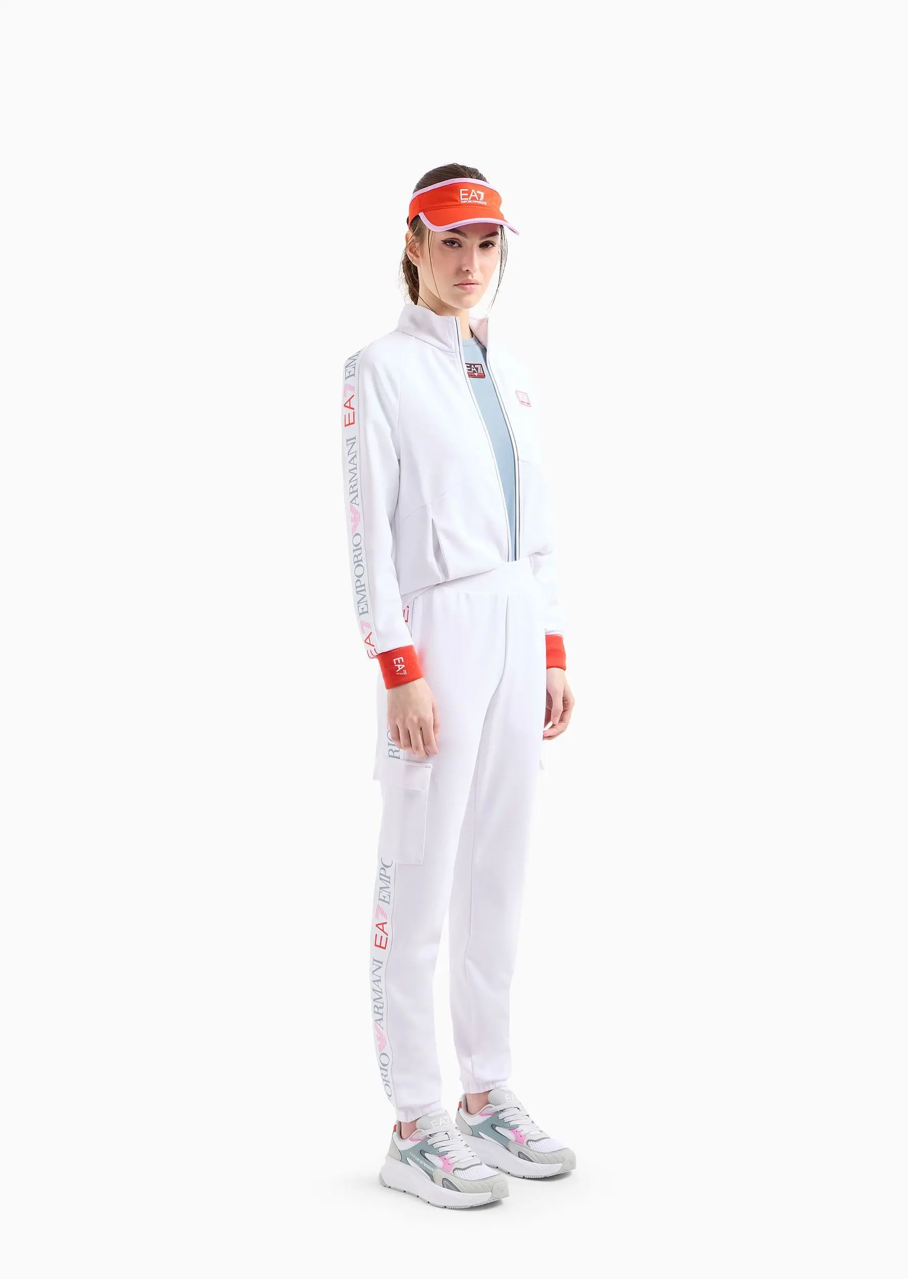 Спортивні брюки Slim Fit Середня для жінок (475390), колір Білий - №2