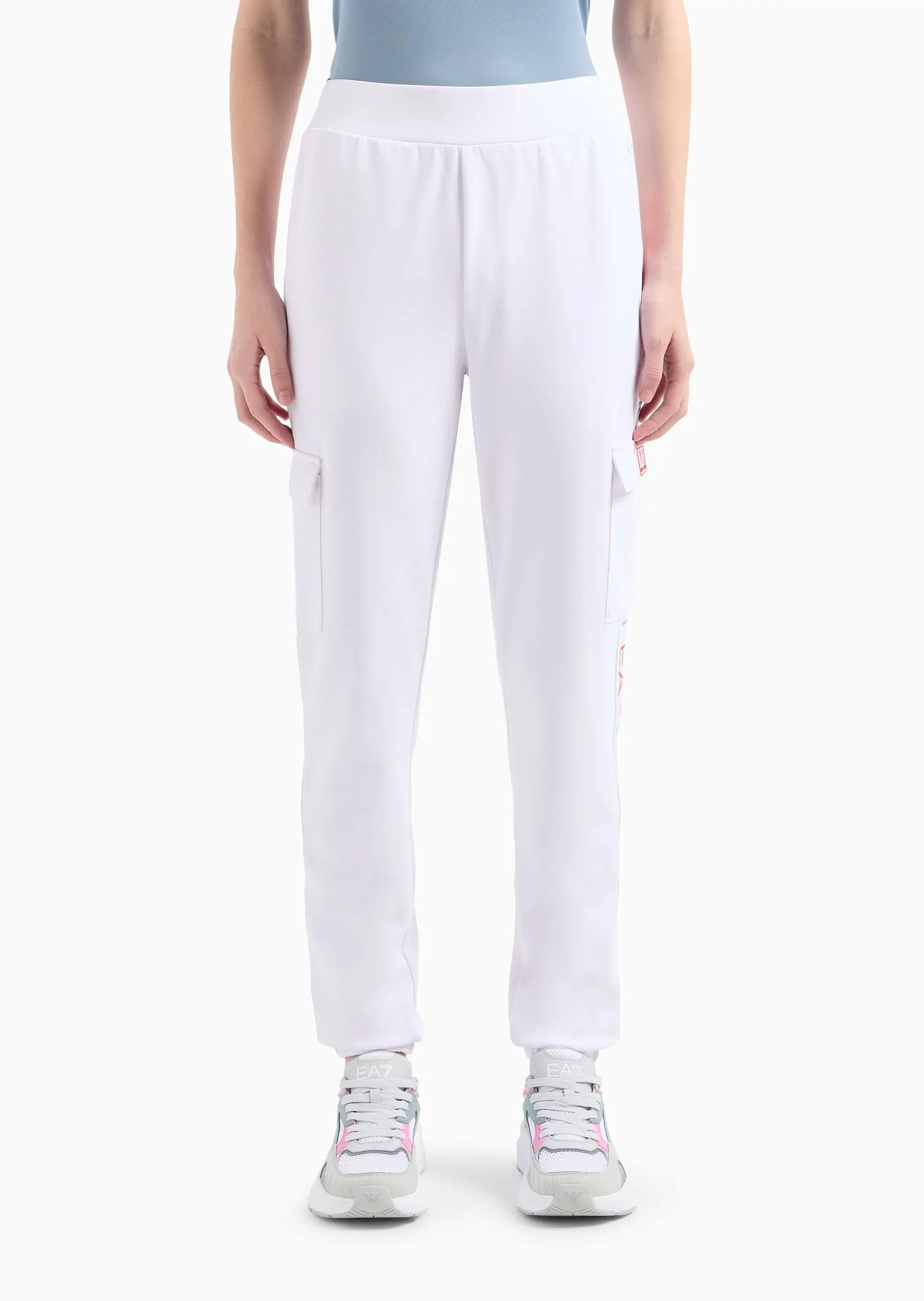 Спортивні брюки Slim Fit Середня для жінок (475390), колір Білий - №3