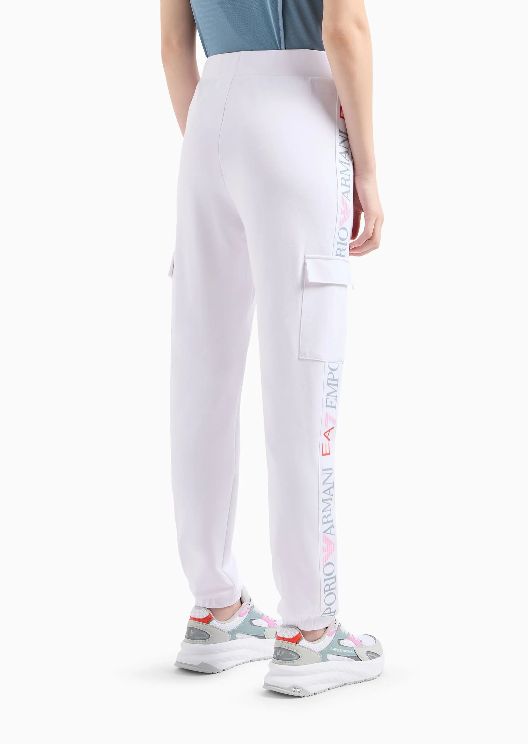 Спортивні брюки Slim Fit Середня для жінок (475390), колір Білий - №4