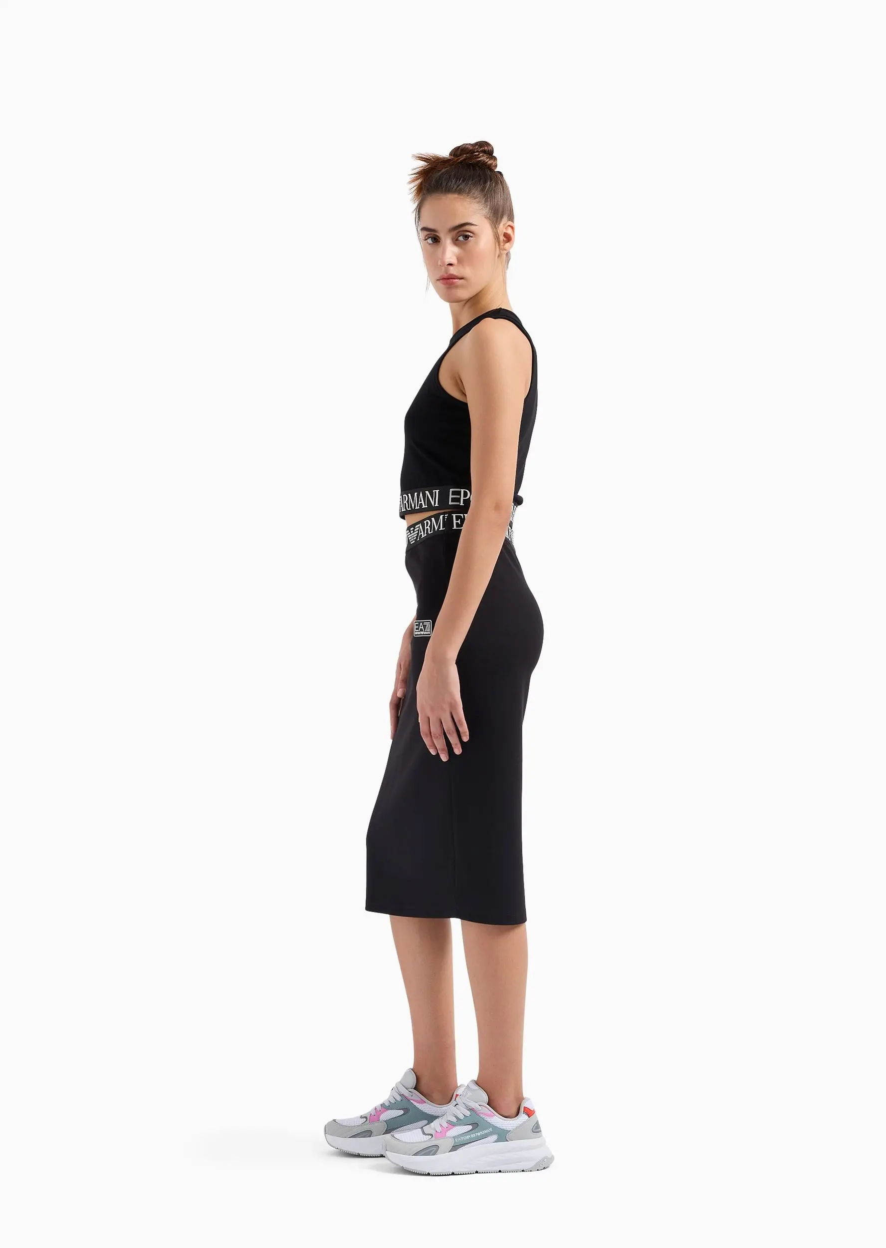 Топ Slim Fit для женщин (475393), цвет Черный - №5