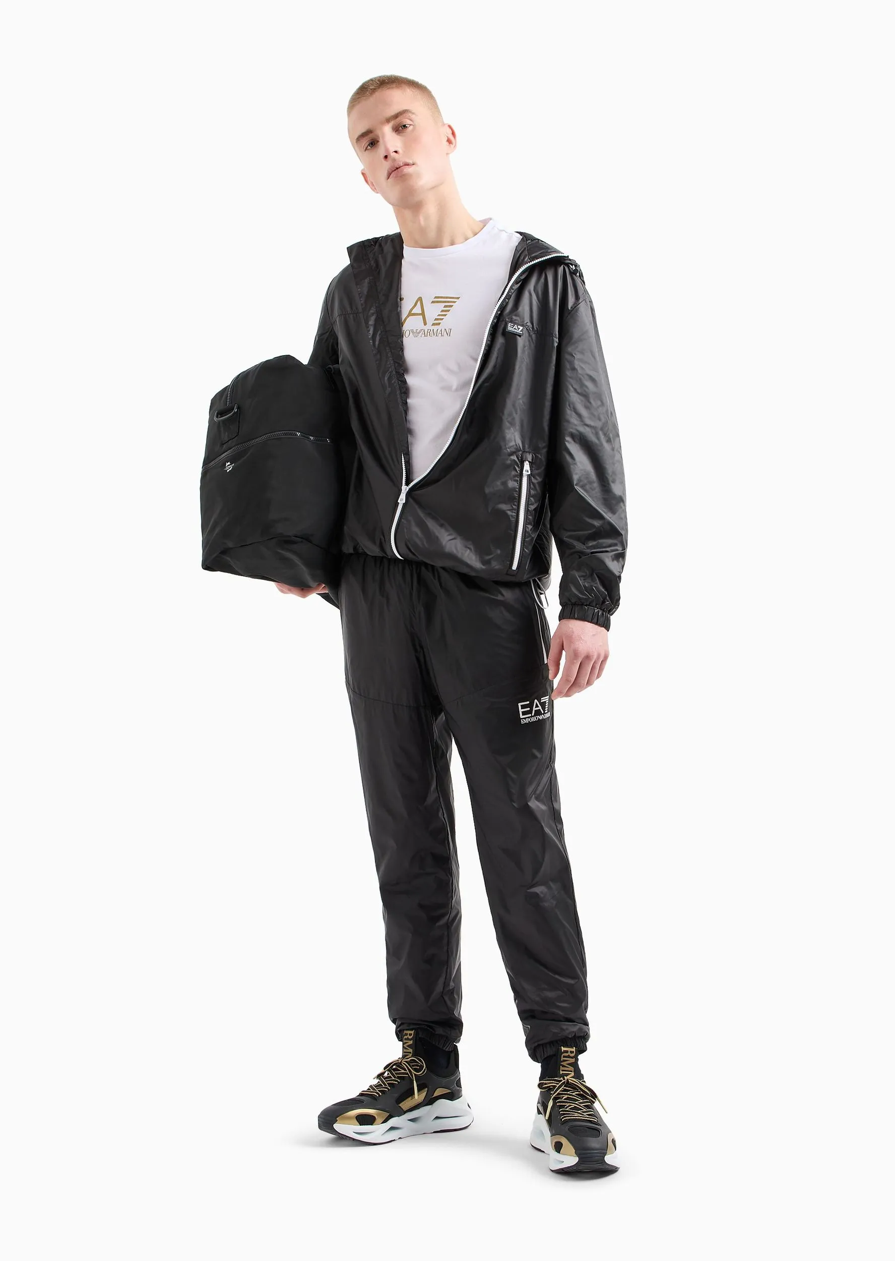 Ветровка Relaxed Fit для мужчин (475494), цвет Черный - №5