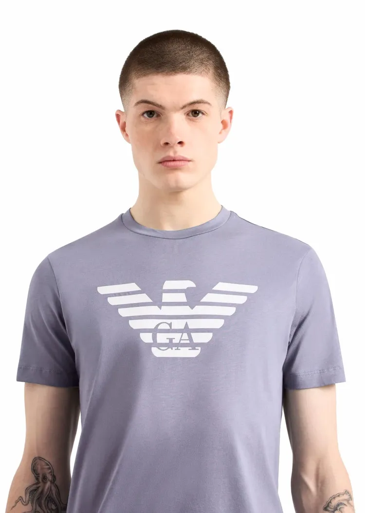 Футболка Slim Fit для мужчин (475549), цвет Сиреневый - №2