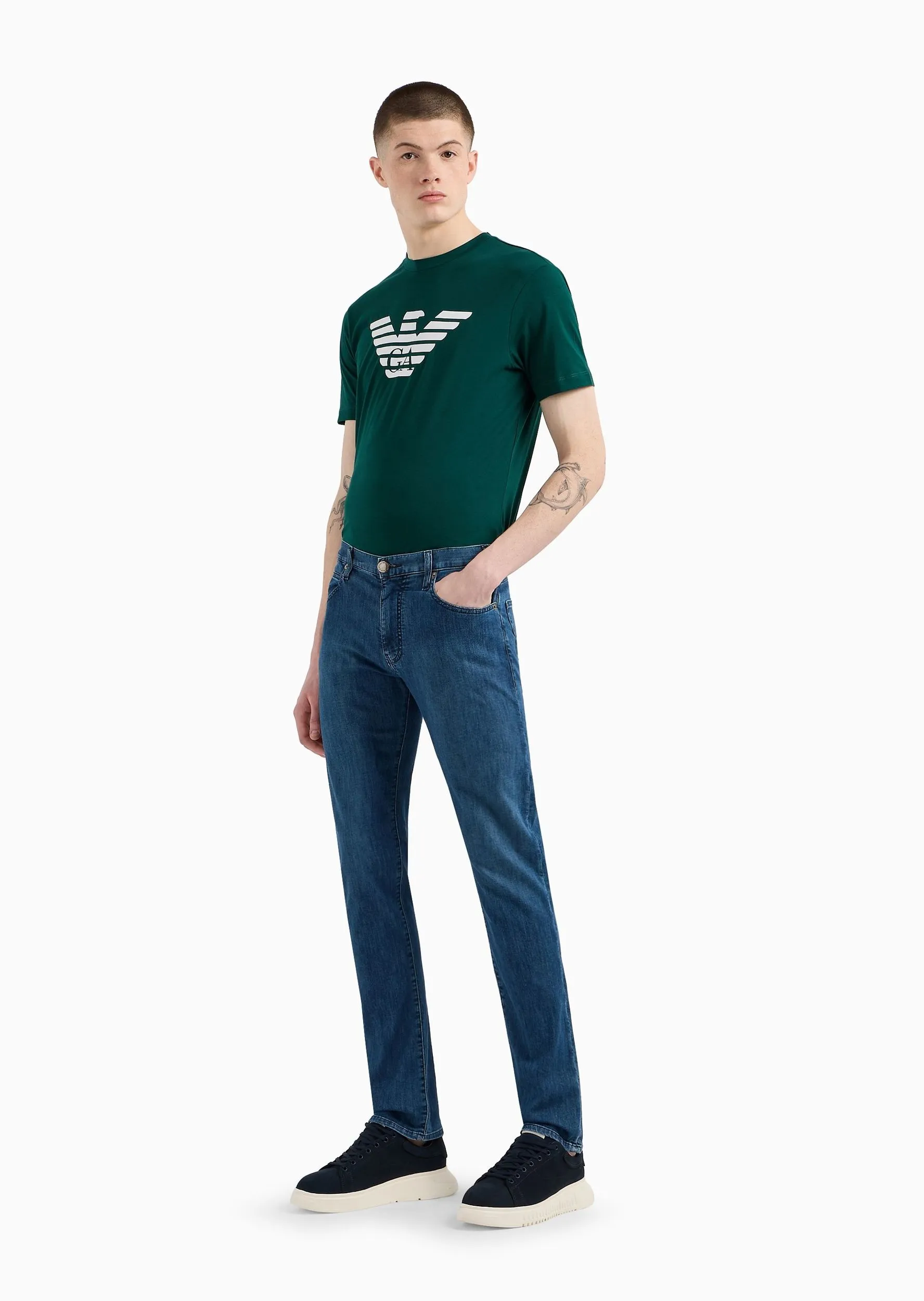 Джинсы Regular Regular Fit Средняя для мужчин (475625), цвет Синий - №2