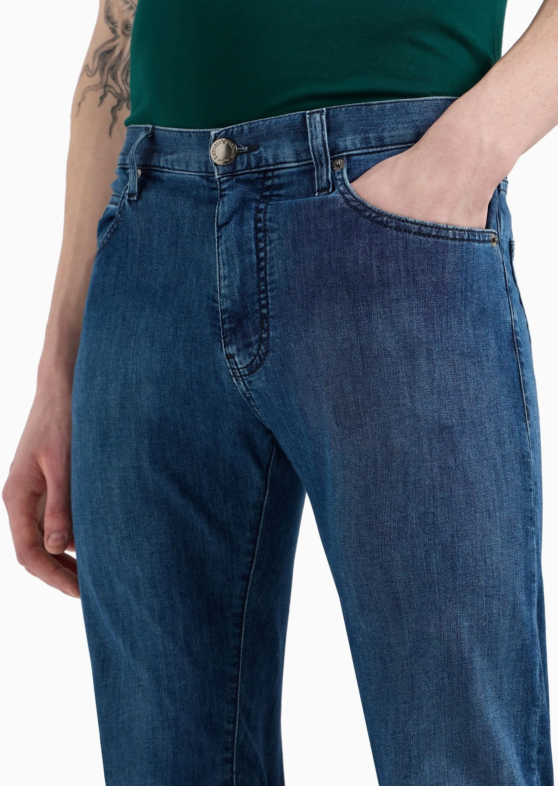 Джинсы Regular Regular Fit Средняя для мужчин (475625), цвет Синий - №5