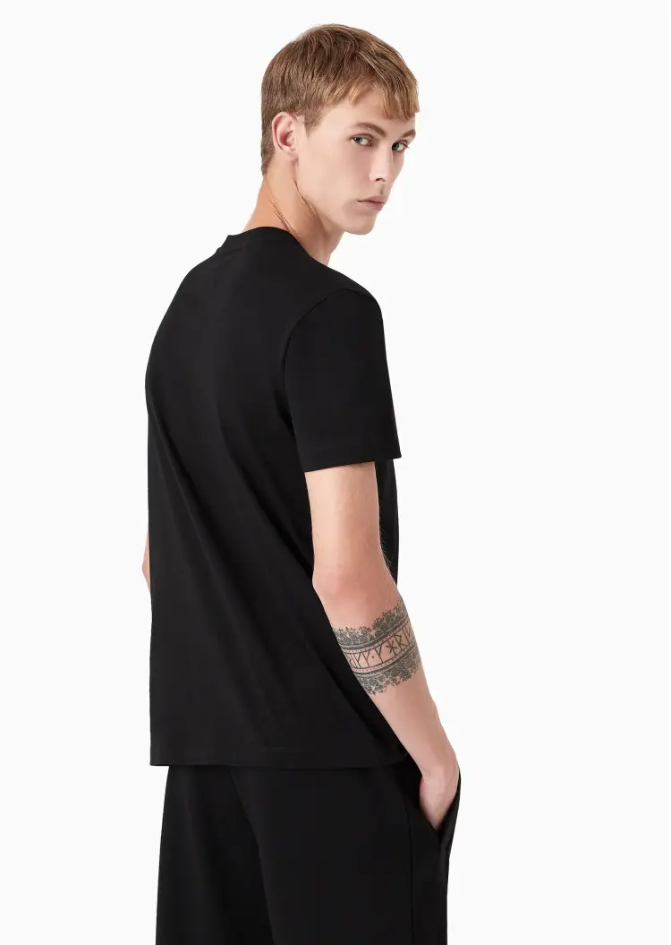 Футболка Slim Fit для чоловіків (475628), колір Чорний - №3