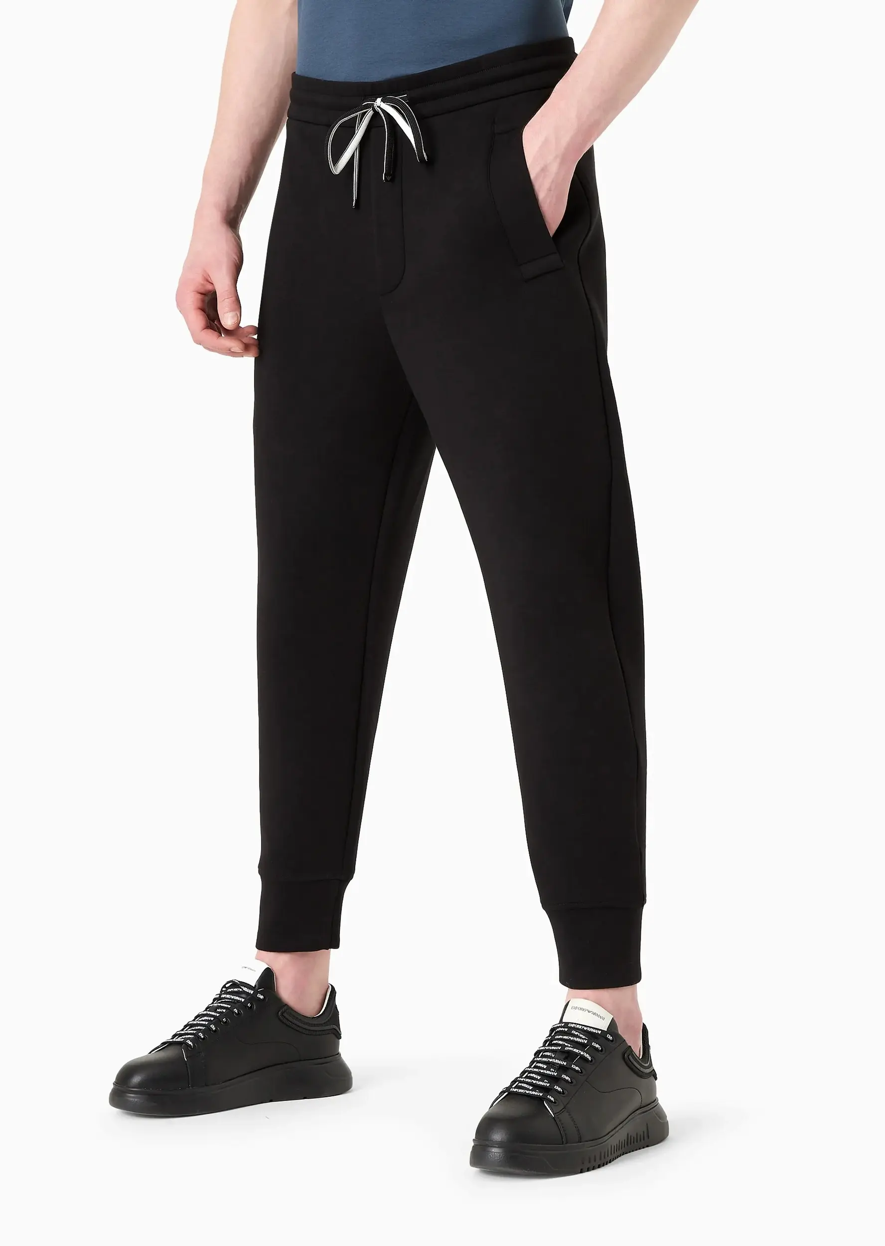 Брюки джерси Regular Fit Высокая для мужчин (475640), цвет Черный - №3