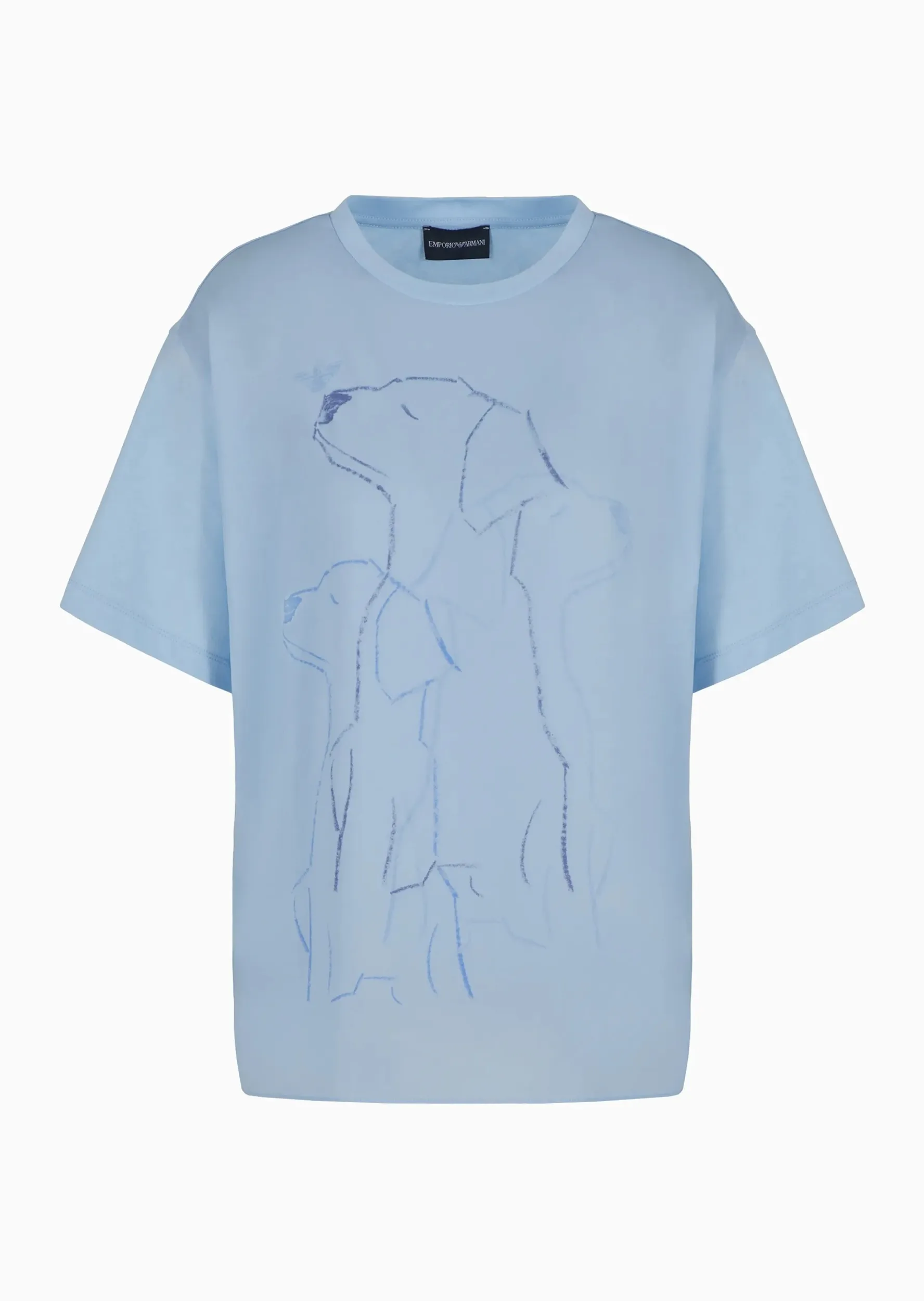 Футболка Relaxed Fit для женщин (475677), цвет Синий - №1