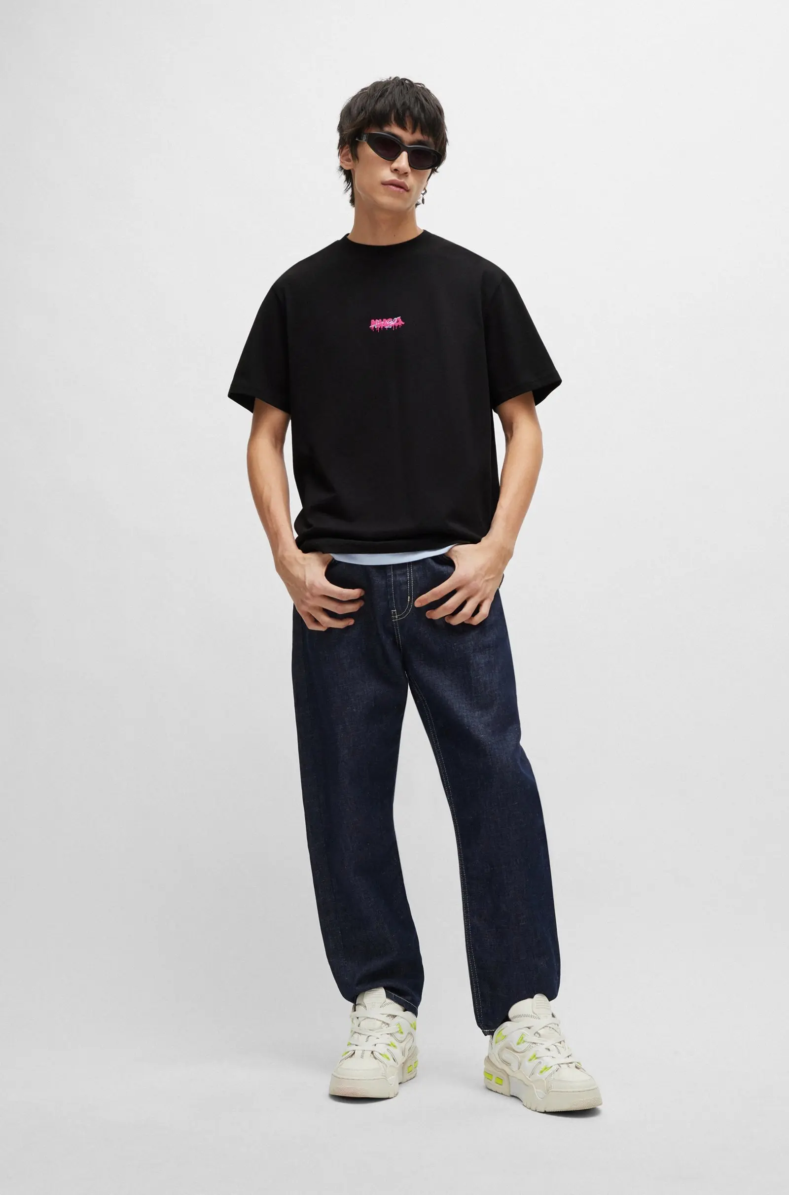 Футболка Relaxed Fit для мужчин (476243), цвет Черный - №2