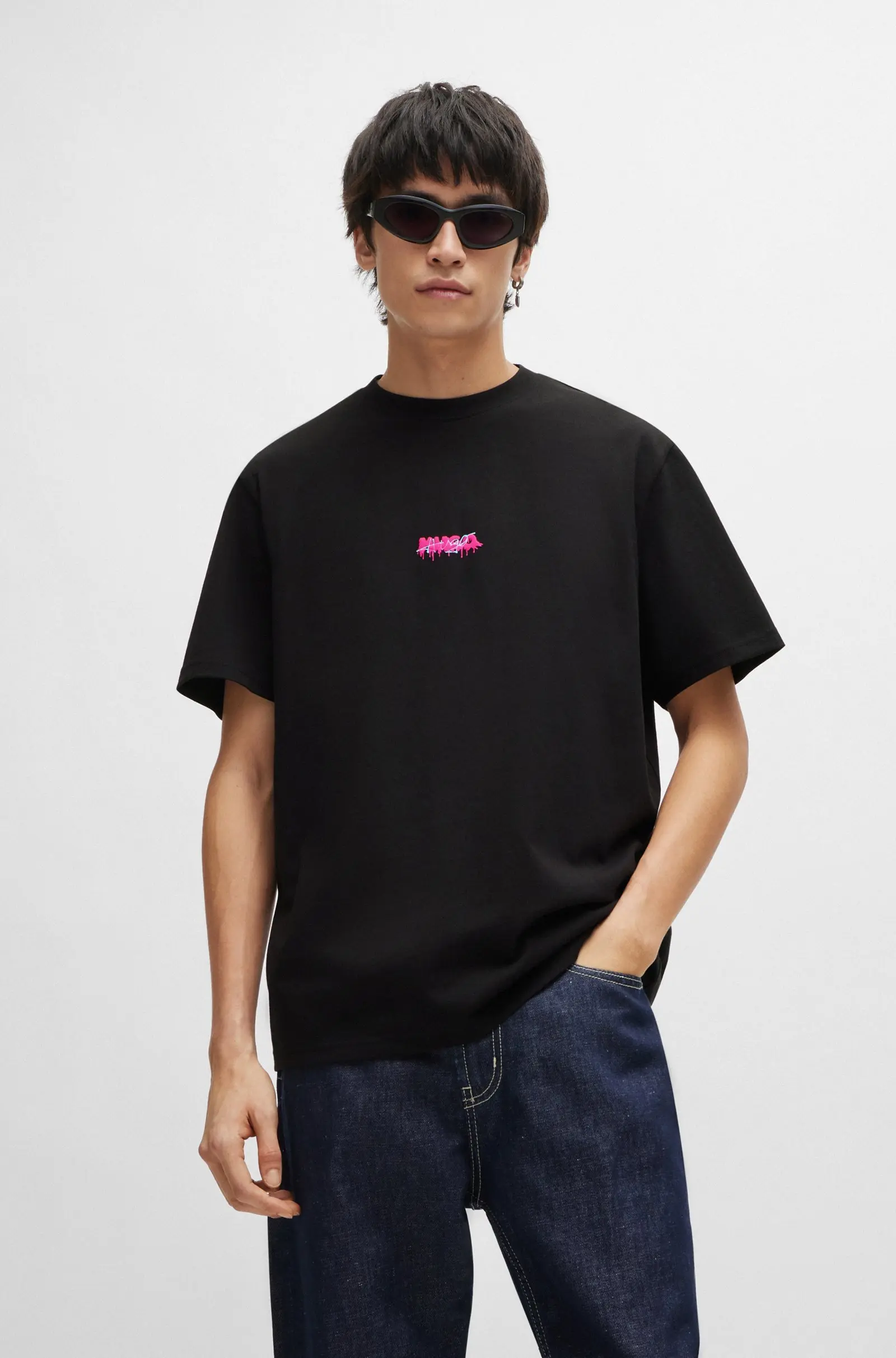Футболка Relaxed Fit для мужчин (476243), цвет Черный - №3