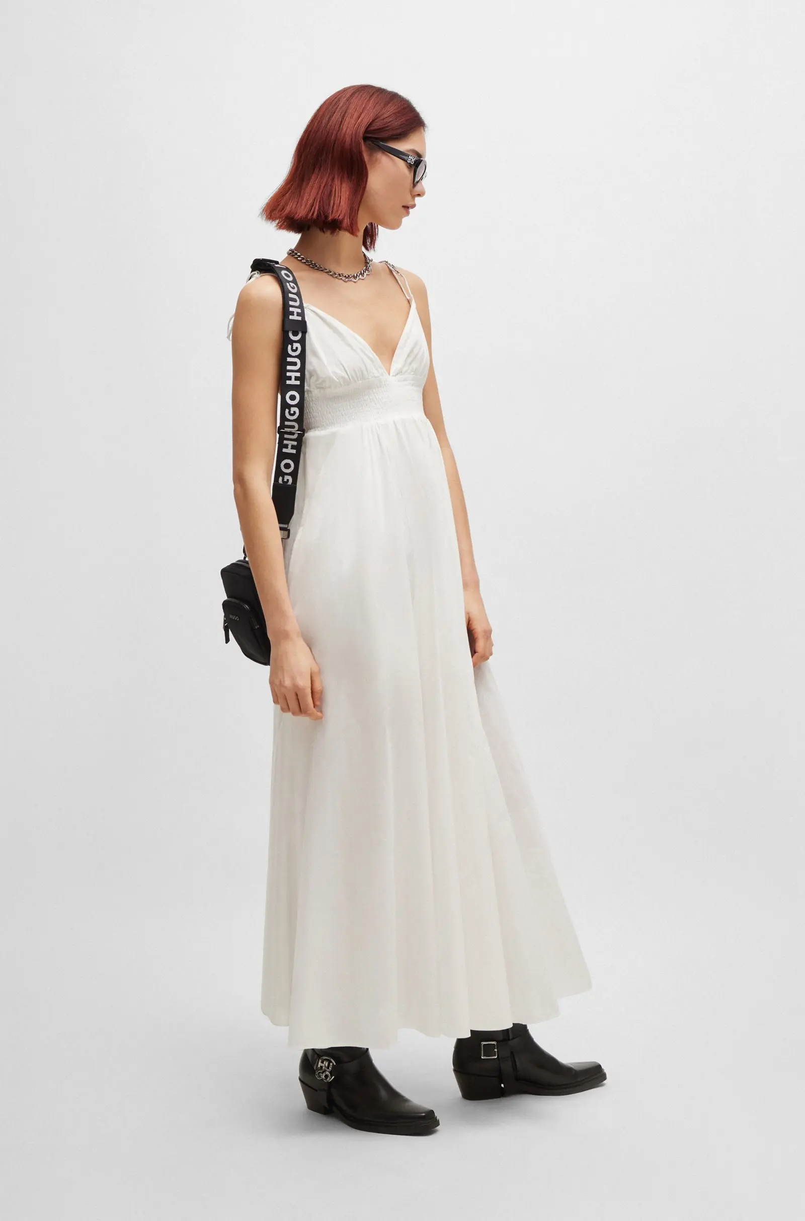 Сарафан Regular Fit для жінок (476263), колір Білий - №3