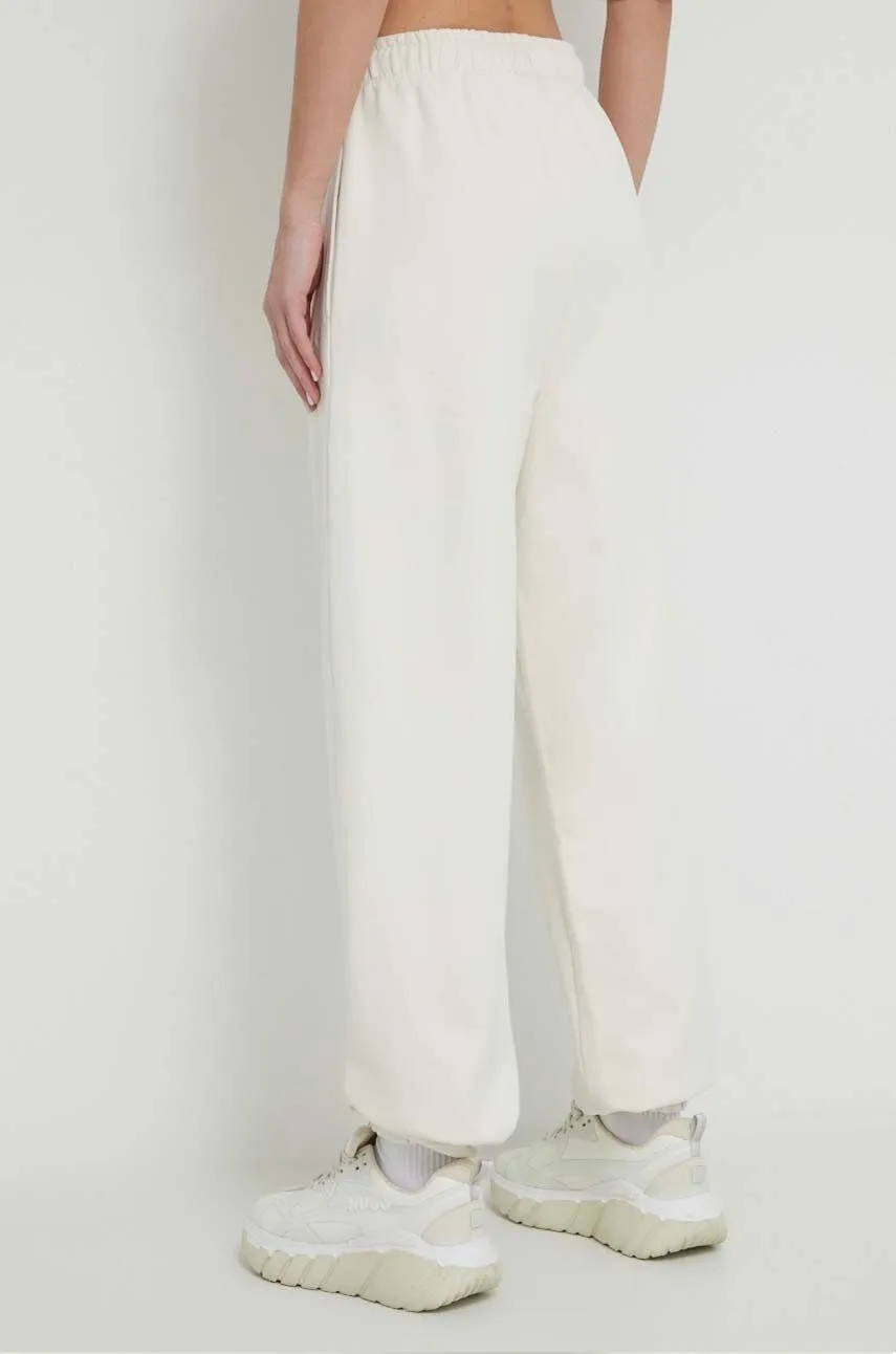 Брюки джерсі Relaxed Fit Висока для жінок (476274), колір Молочний - №4