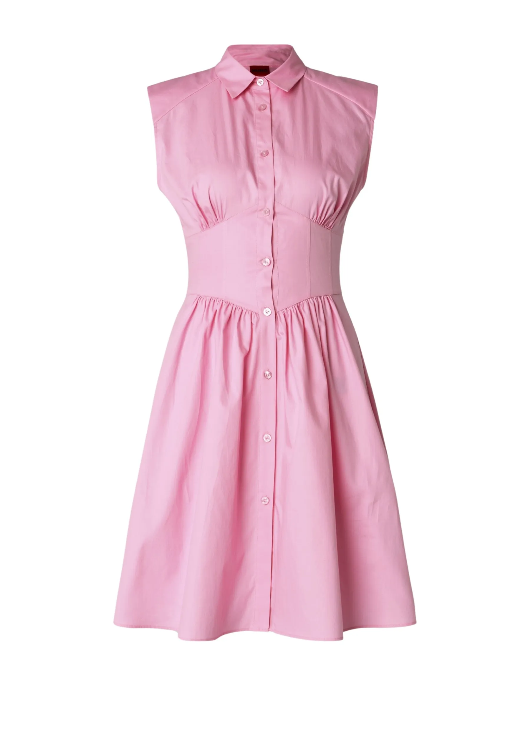 Сукні міді Slim Fit для жінок (476277), колір Рожевий - №1