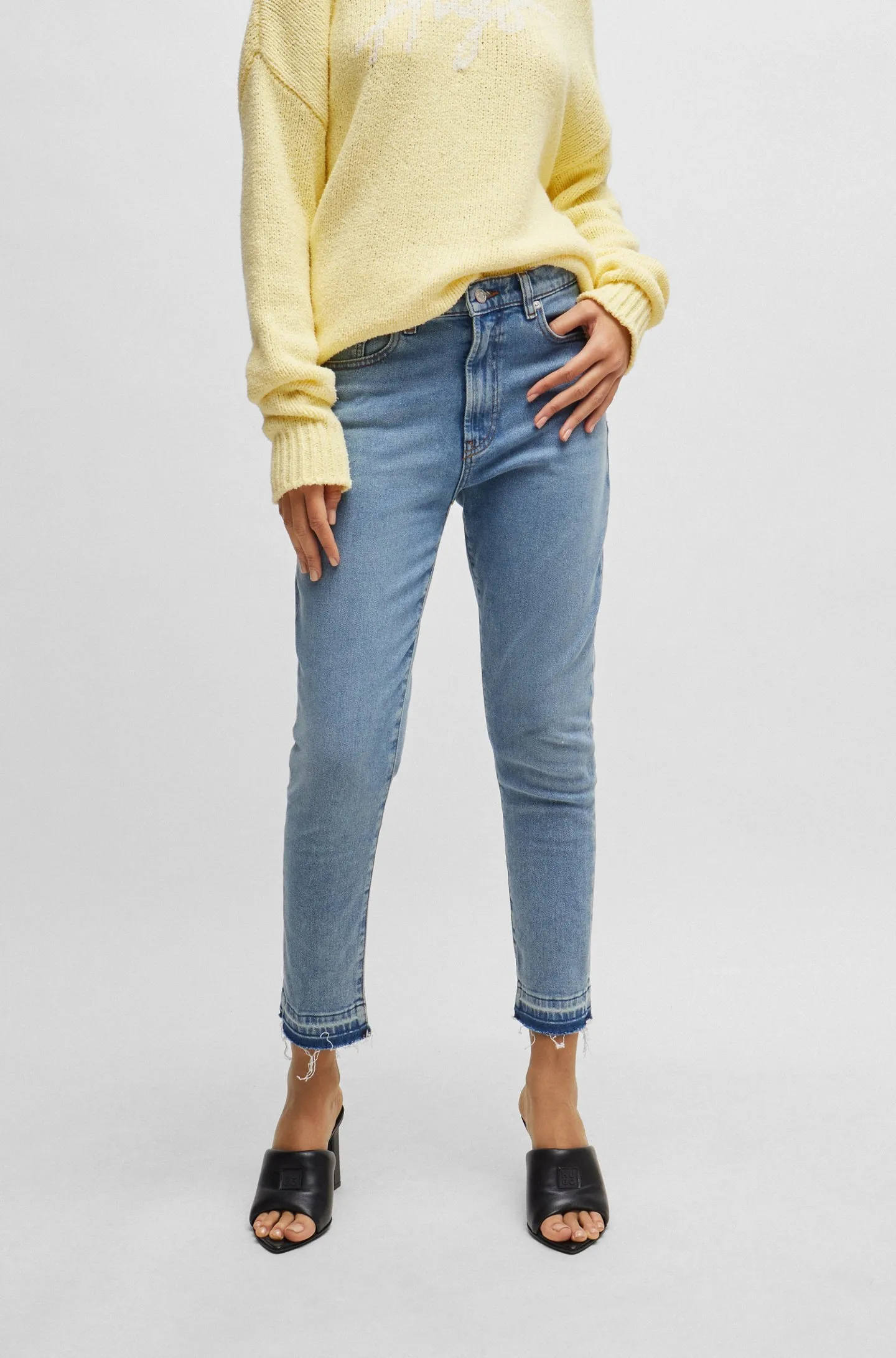 Джинси Slim Slim Fit Середня для жінок (476278), колір Синій - №3