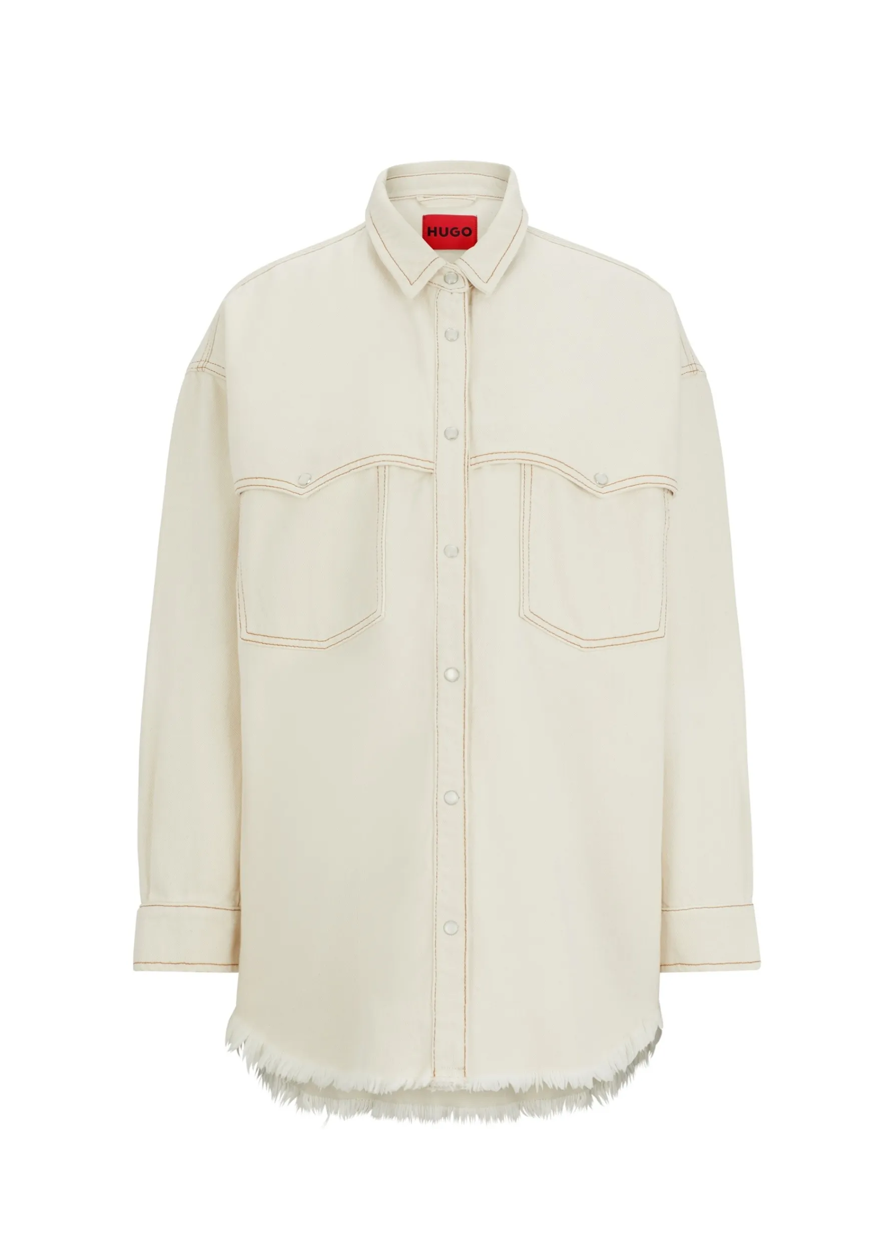 Джинсовая куртка Relaxed Fit для женщин (476282), цвет Бежевый - №1