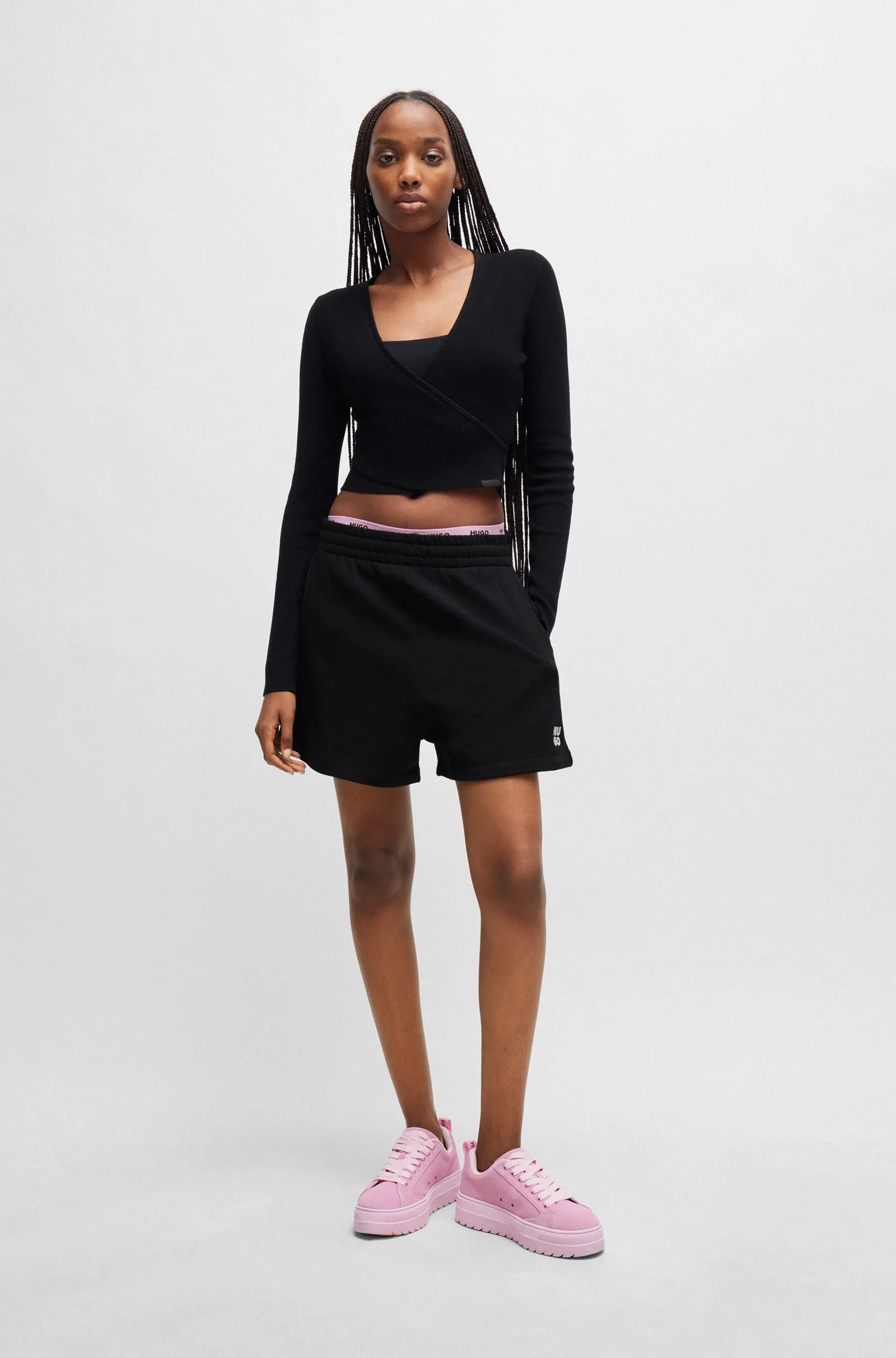 Шорты Slim Fit Высокая