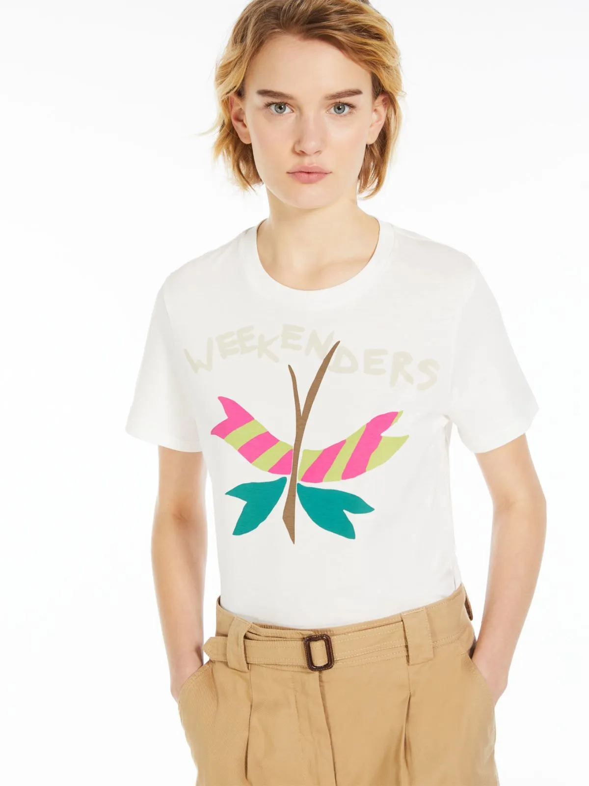 Футболка Regular Fit для жінок (476709), колір Білий - №5