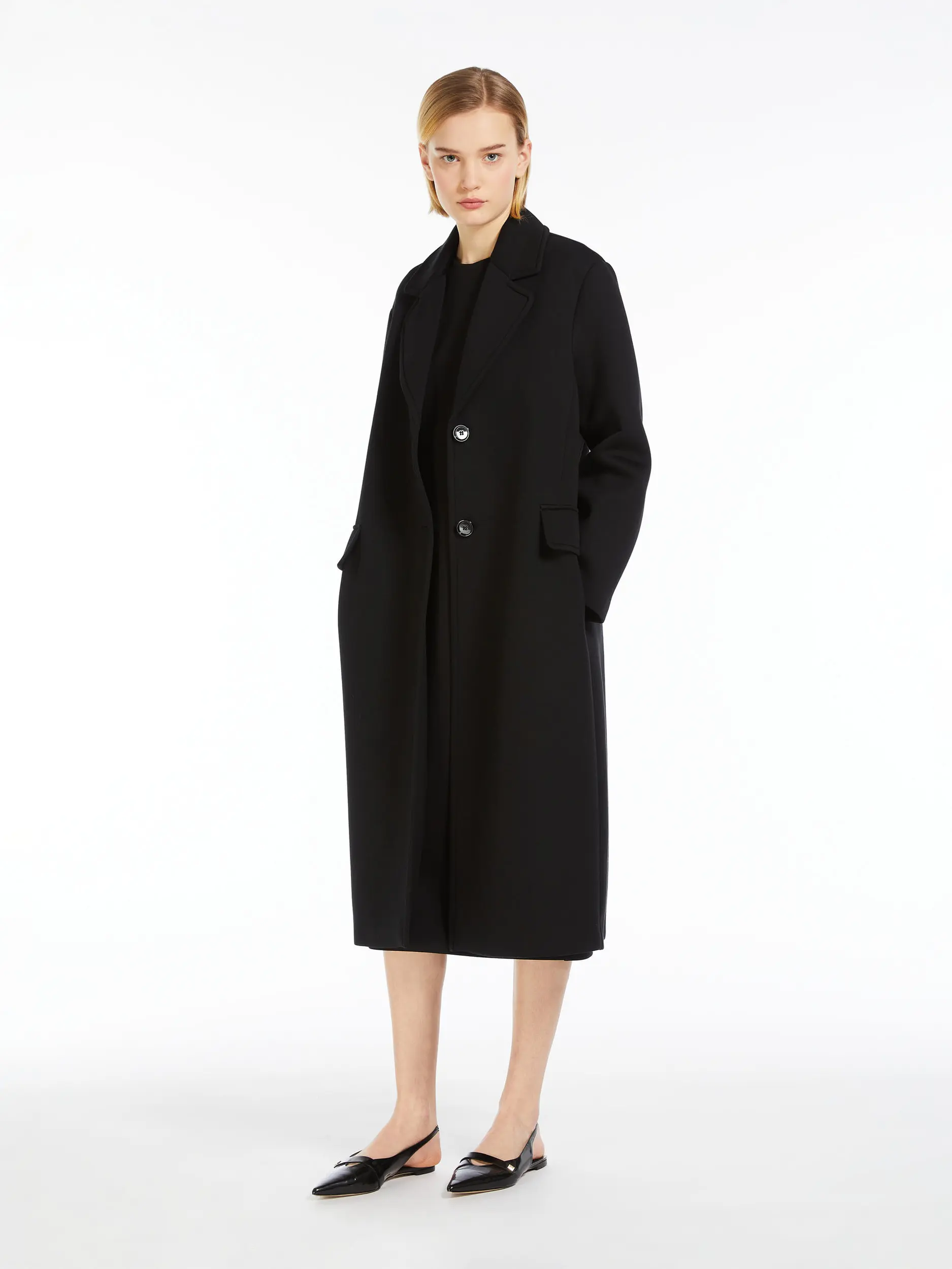 Пальто Relaxed Fit для жінок (476756), колір Чорний - №3