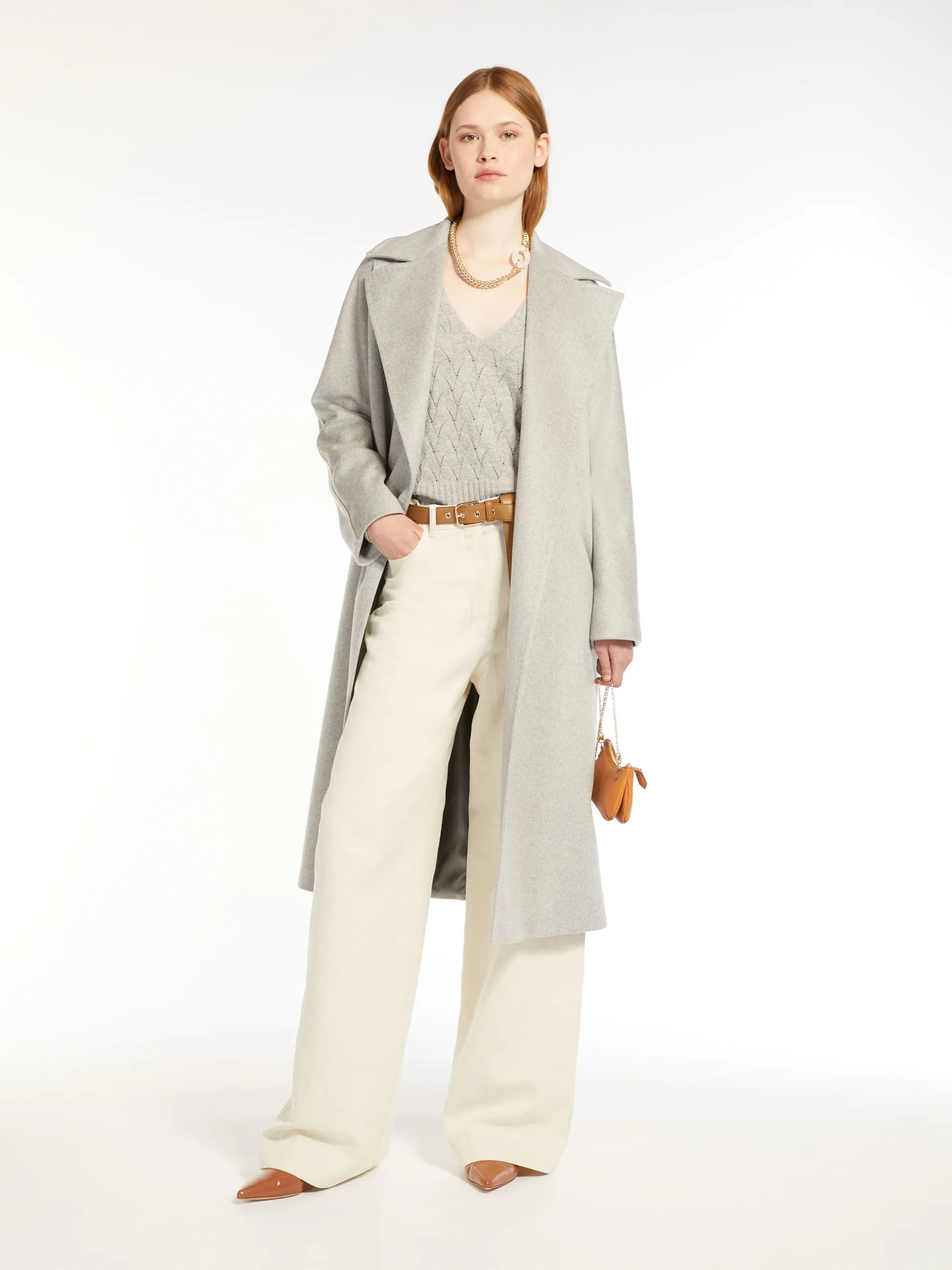 Брюки повседневные Relaxed Fit Высокая