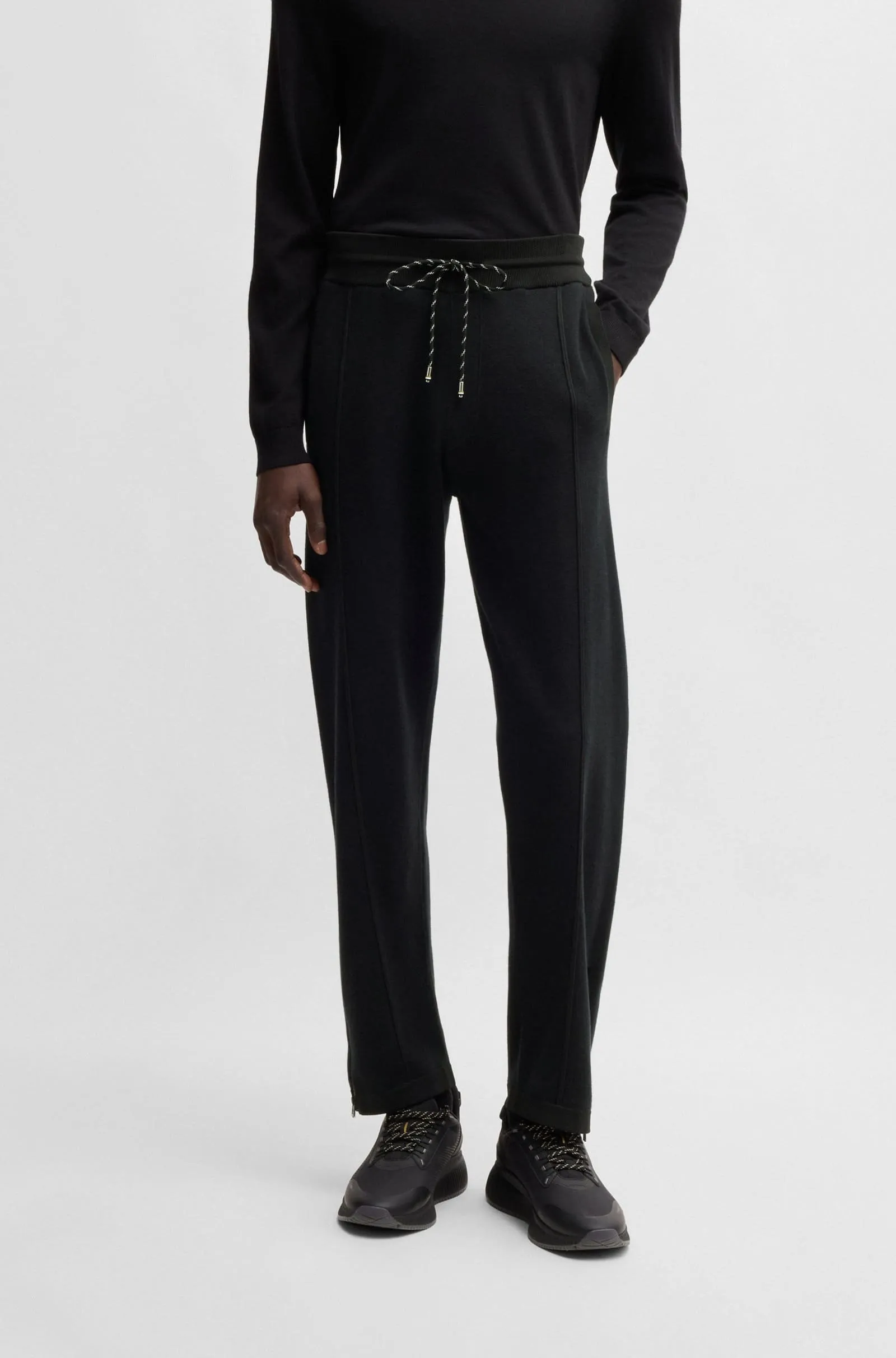 Брюки джерсі Regular Fit Висока