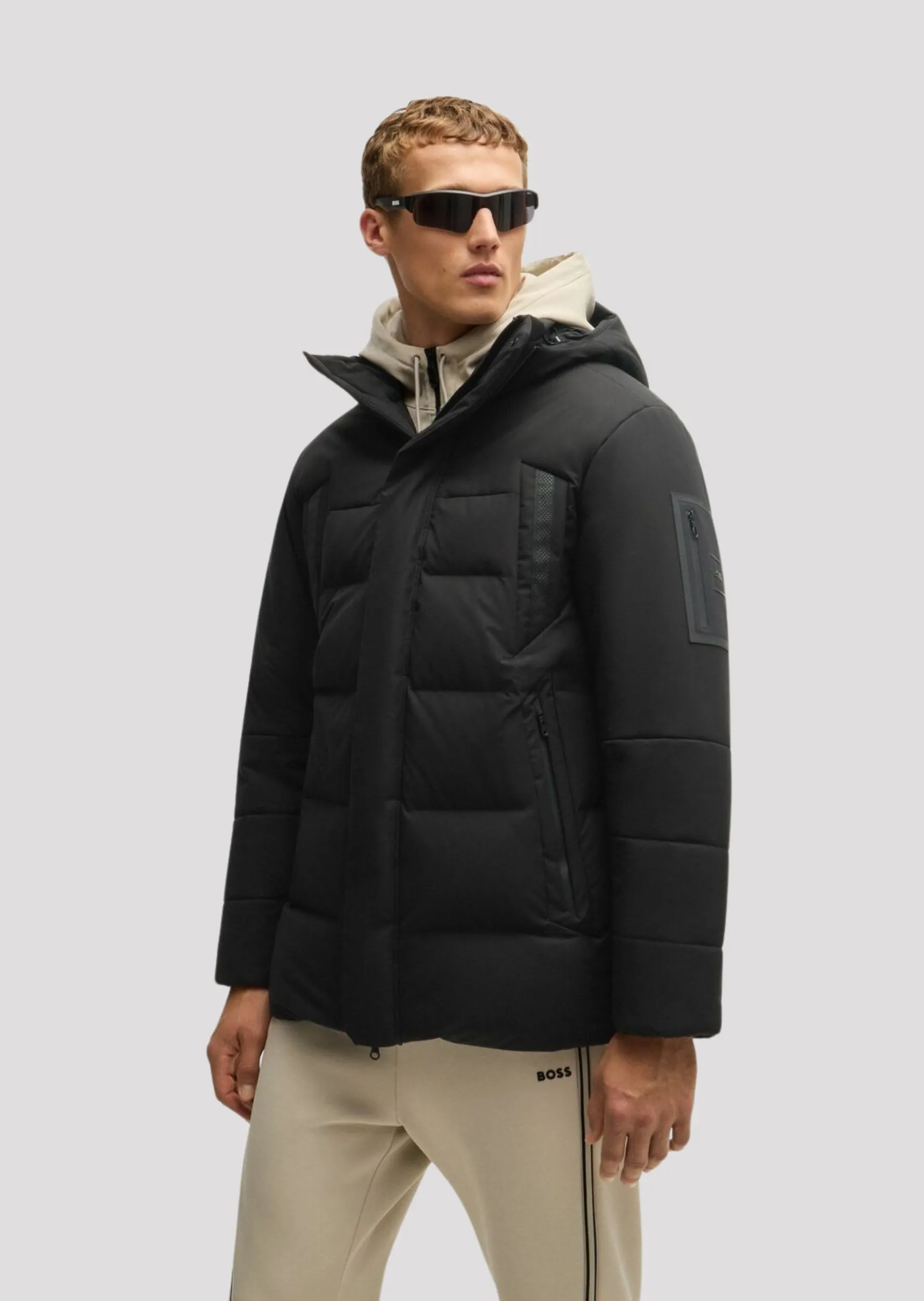 Пуховик Regular Fit для мужчин (477280), цвет Черный - №2