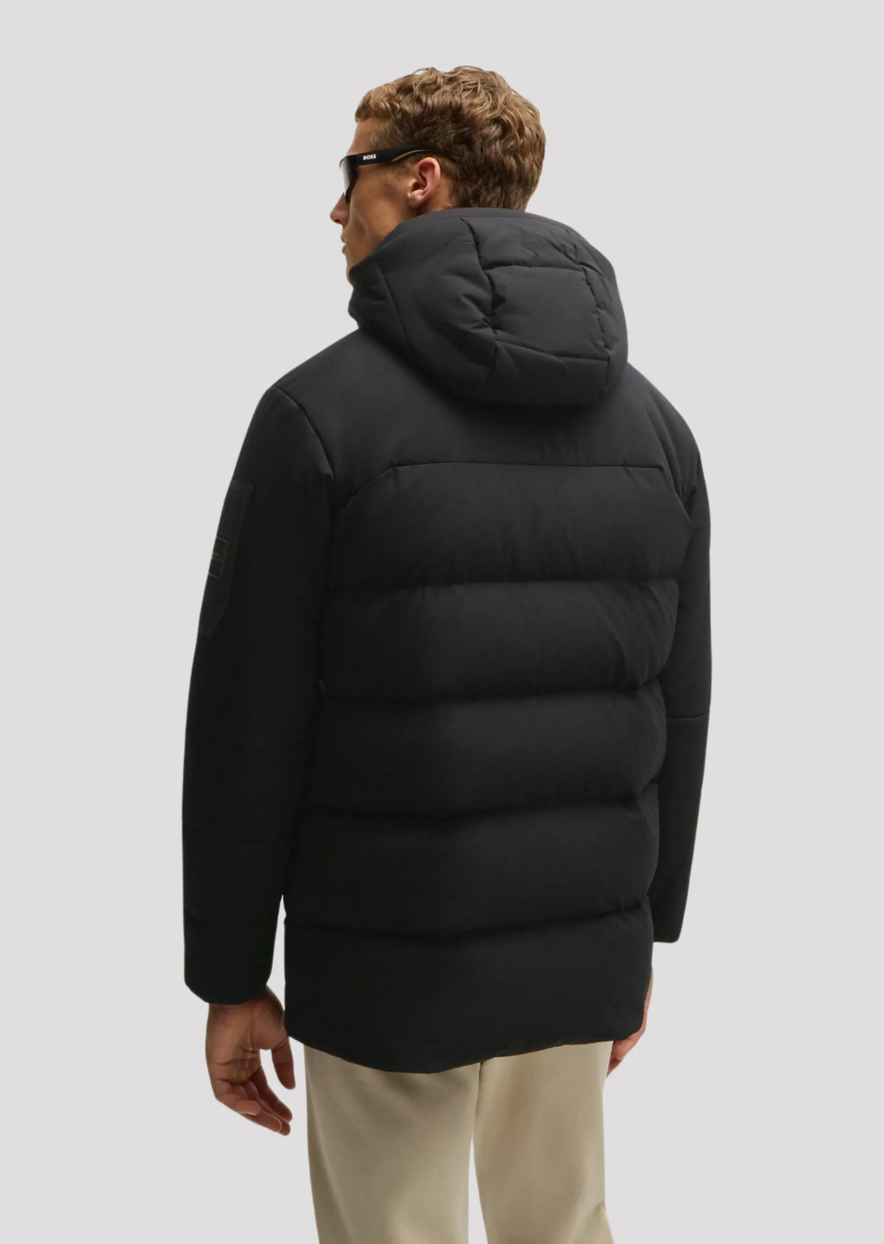 Пуховик Regular Fit для мужчин (477280), цвет Черный - №4