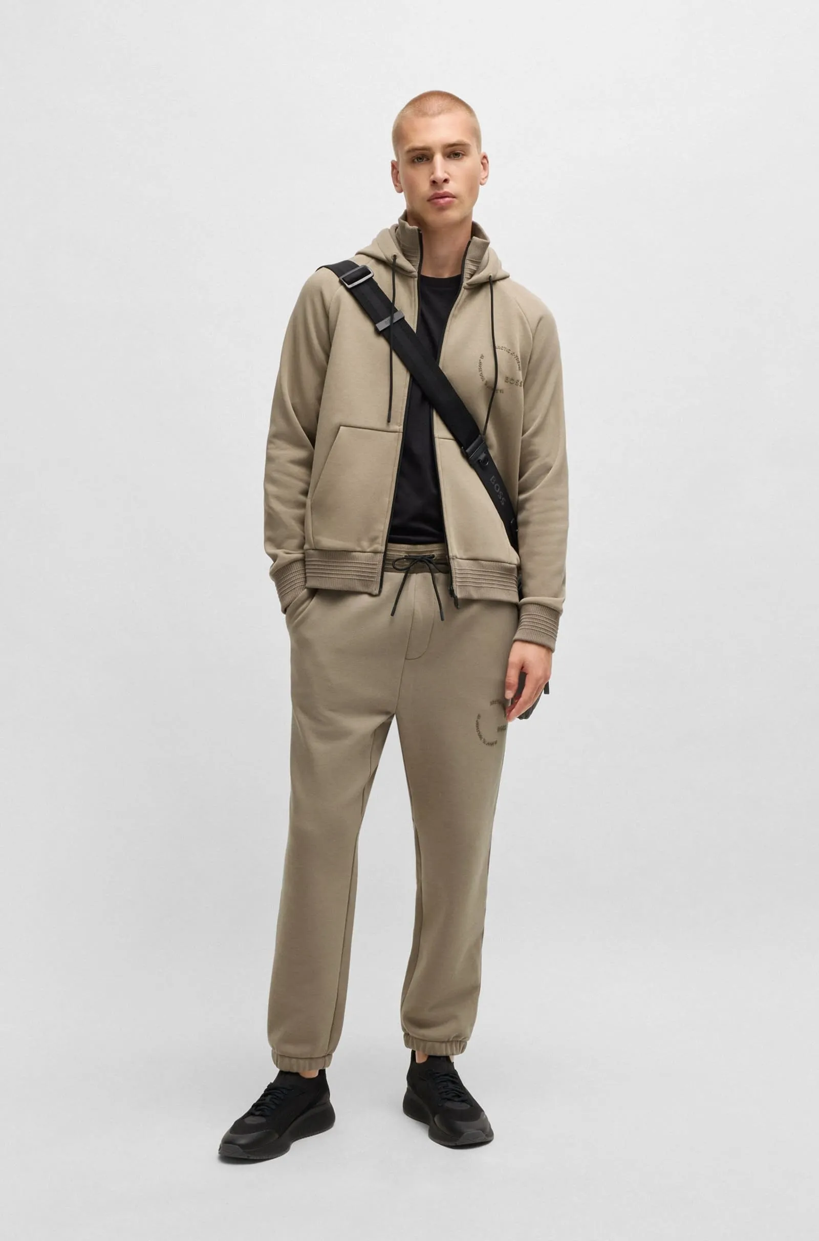 Спортивна кофта Relaxed Fit для чоловіків (477304), колір Бежевий - №3